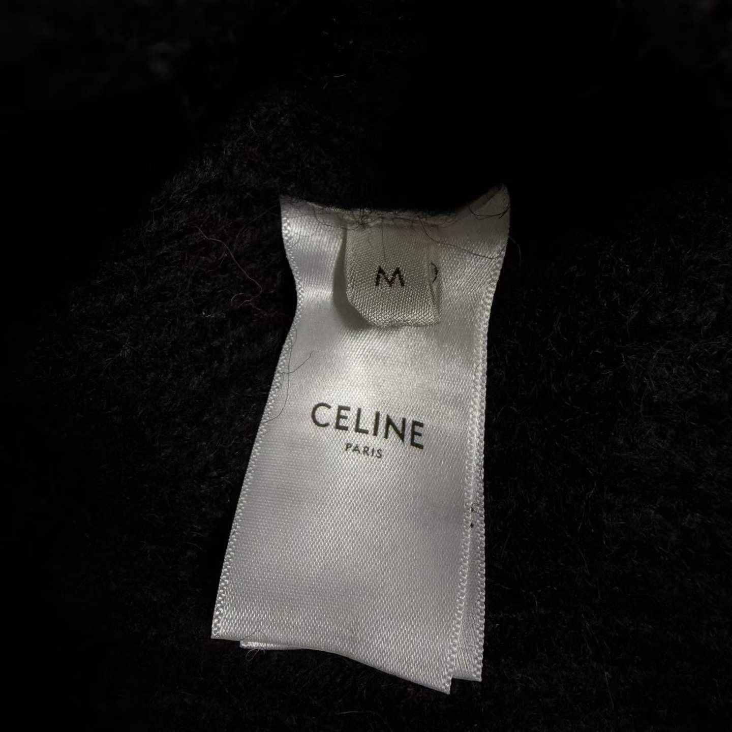 Celine Celine Black Hoodie with Pink CELINE Lettering Size M / US 6-8 / IT 42-44 - 5 Thumbnail