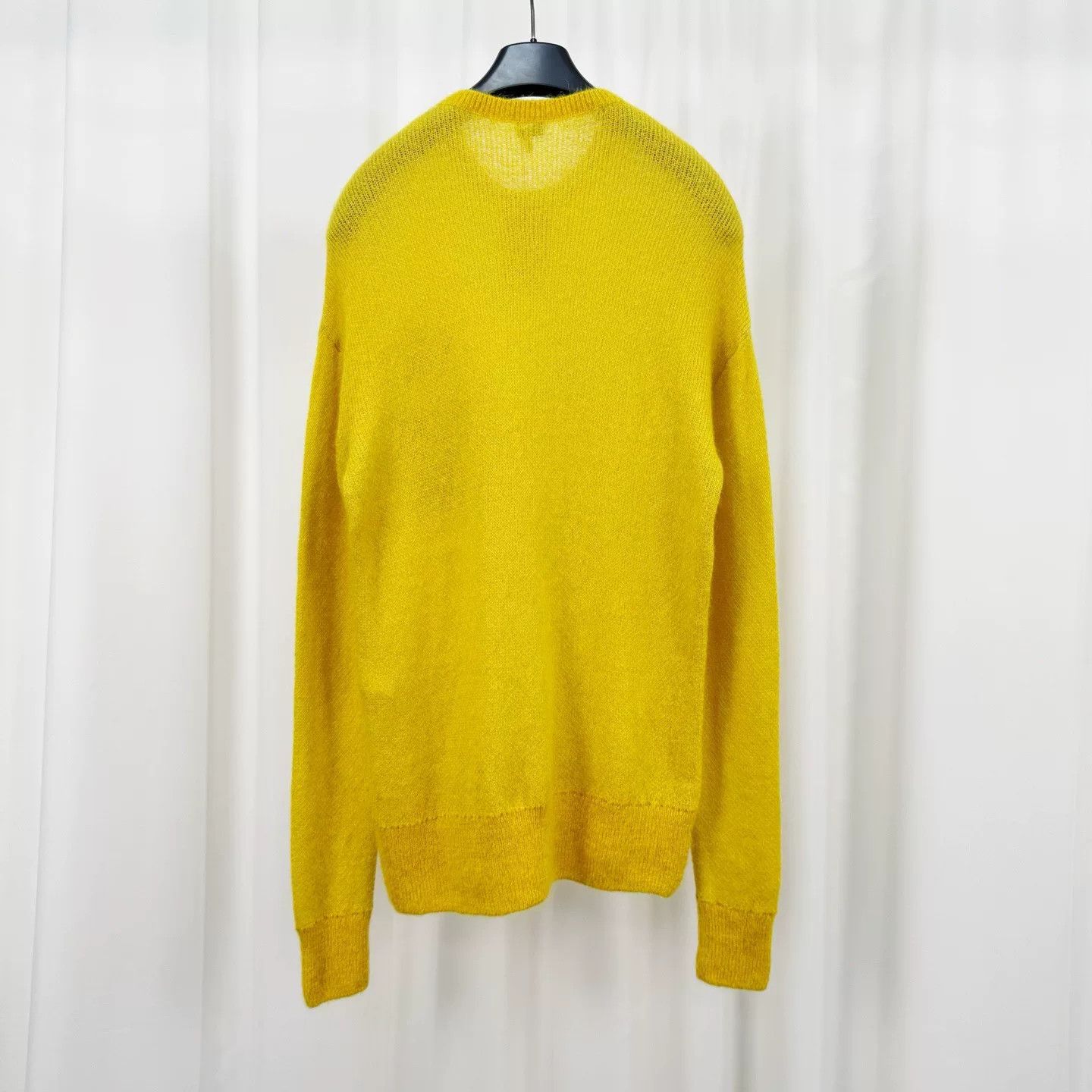 Loewe Loewe Yellow Mohair Pocket Embroidery Sweater Size US M / EU 48-50 / 2 - 3 Thumbnail