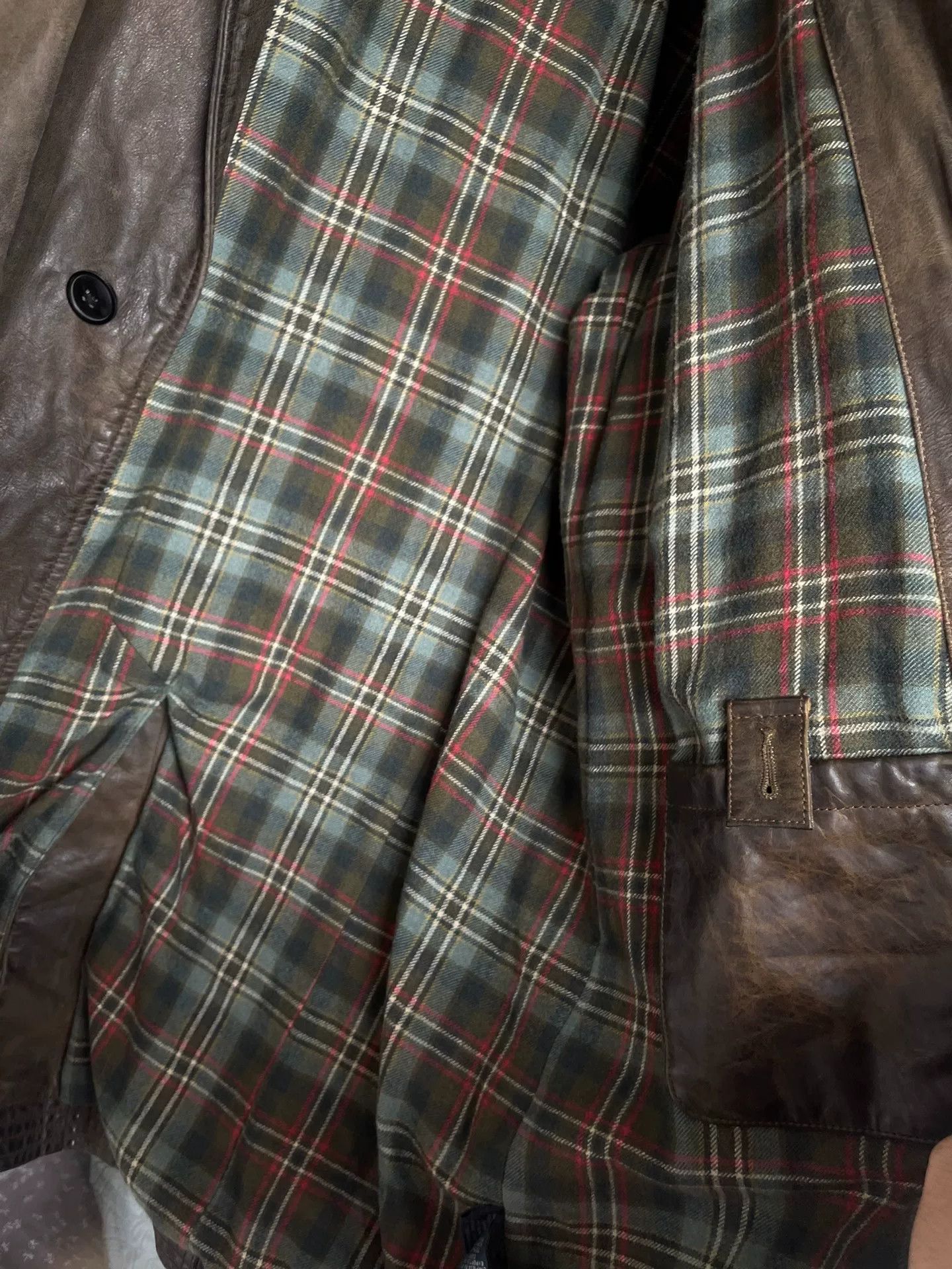 RRL Ralph Lauren Ralph Lauren Long Vintage Leather Coat Size US XXL / EU 58 / 5 - 5 Thumbnail
