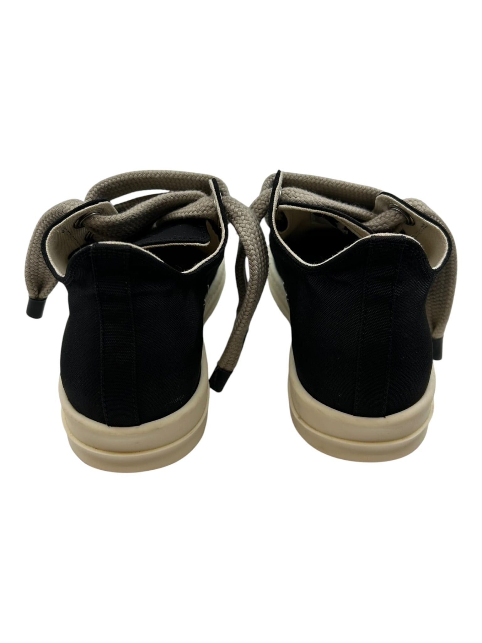 Rick Owens Jumbo Low Canvas Sneaker Black Size US 5 / EU 37 - 4 Thumbnail