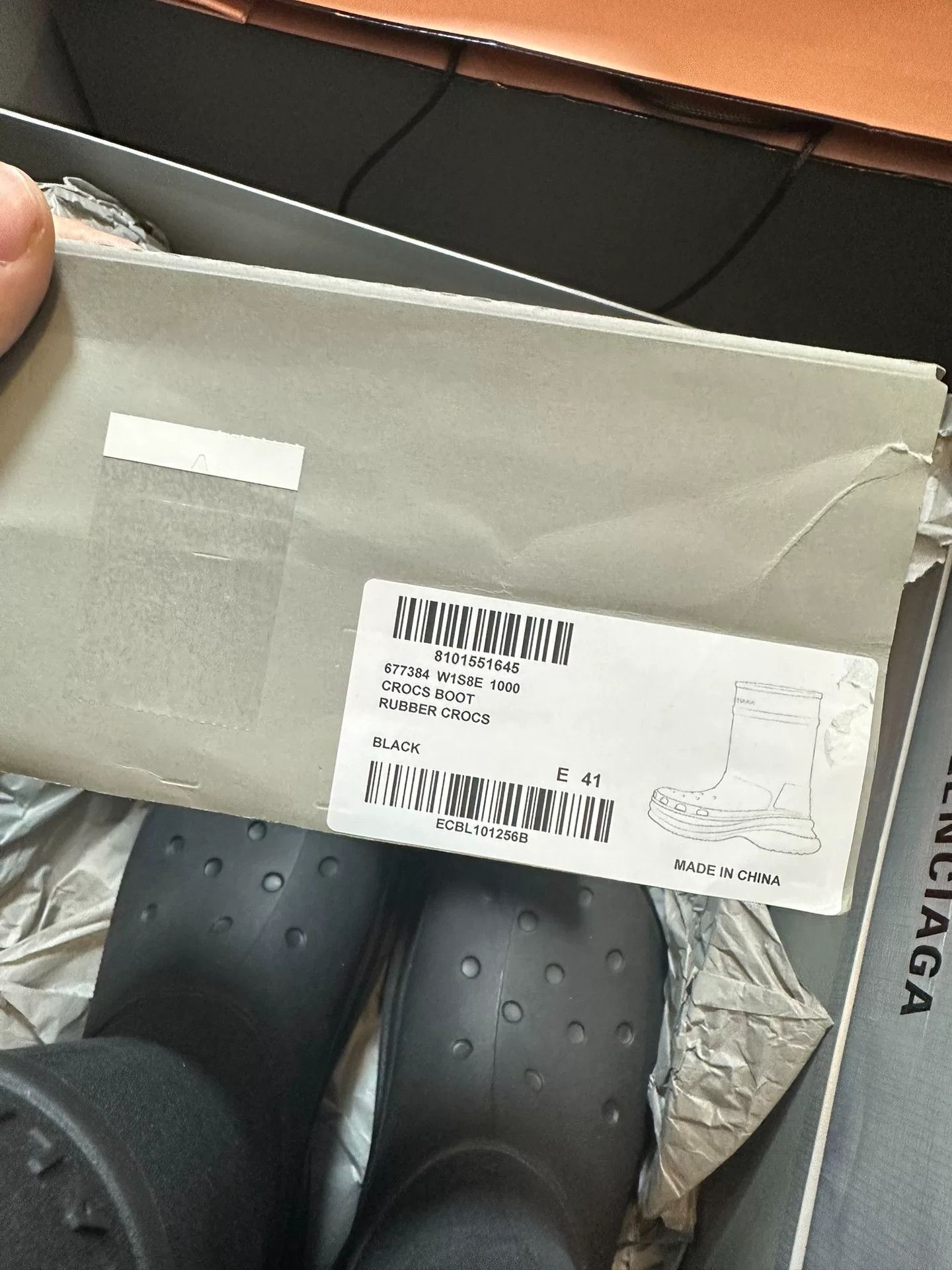 Balenciaga Balenciaga x Crocs Rubber Boots Size 41 Size US 8 / EU 41 - 7 Thumbnail