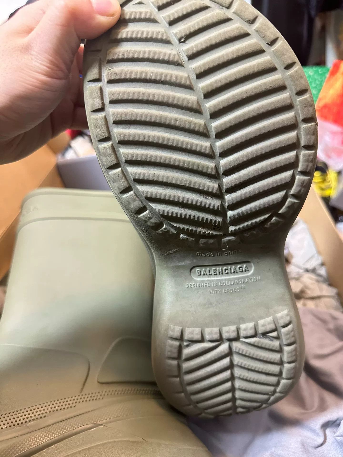 Balenciaga Balenciaga x Crocs Rubber Boots Size 10 Size US 10 / EU 43 - 4 Thumbnail