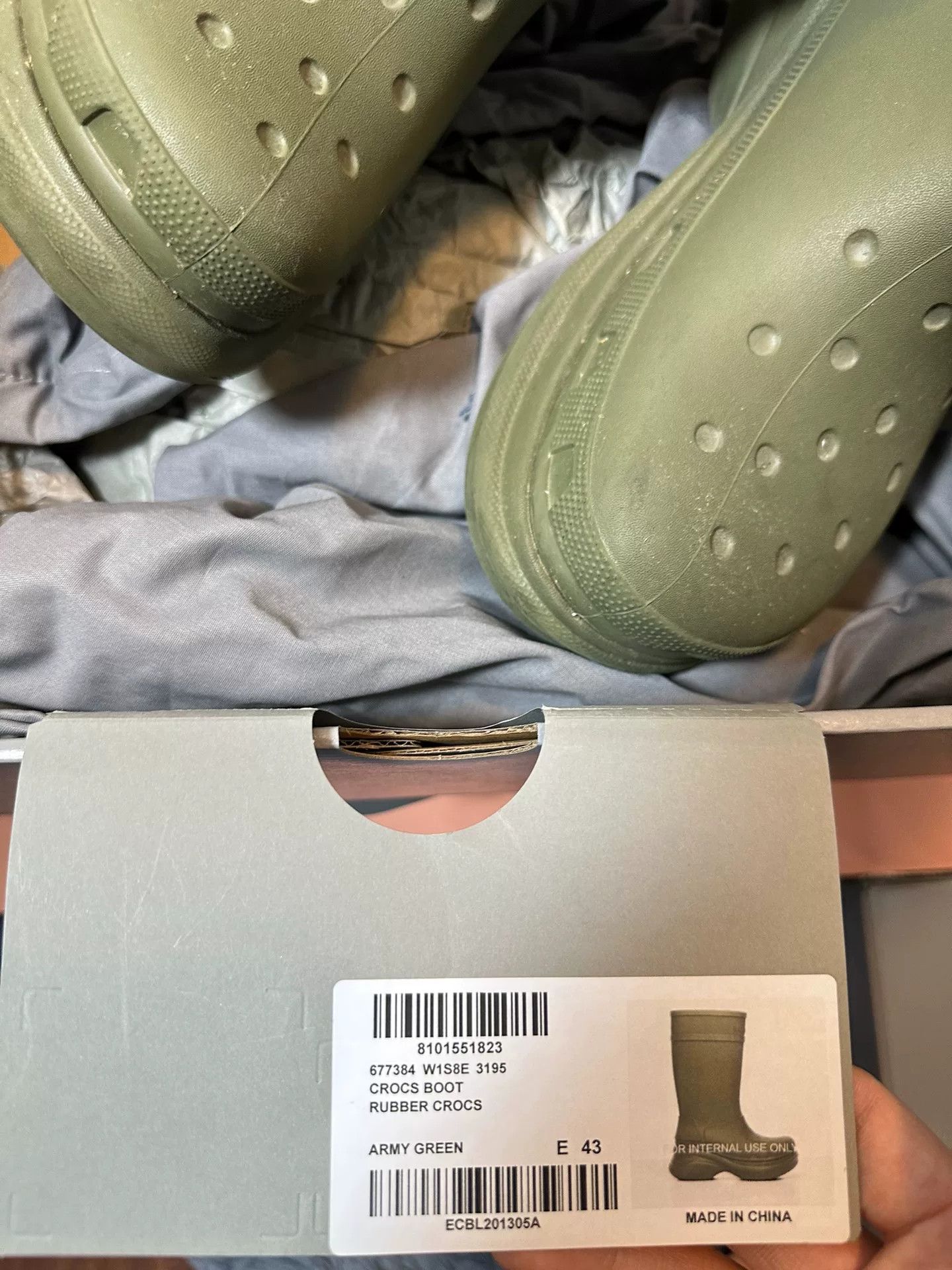 Balenciaga Balenciaga x Crocs Rubber Boots Size 10 Size US 10 / EU 43 - 6 Thumbnail