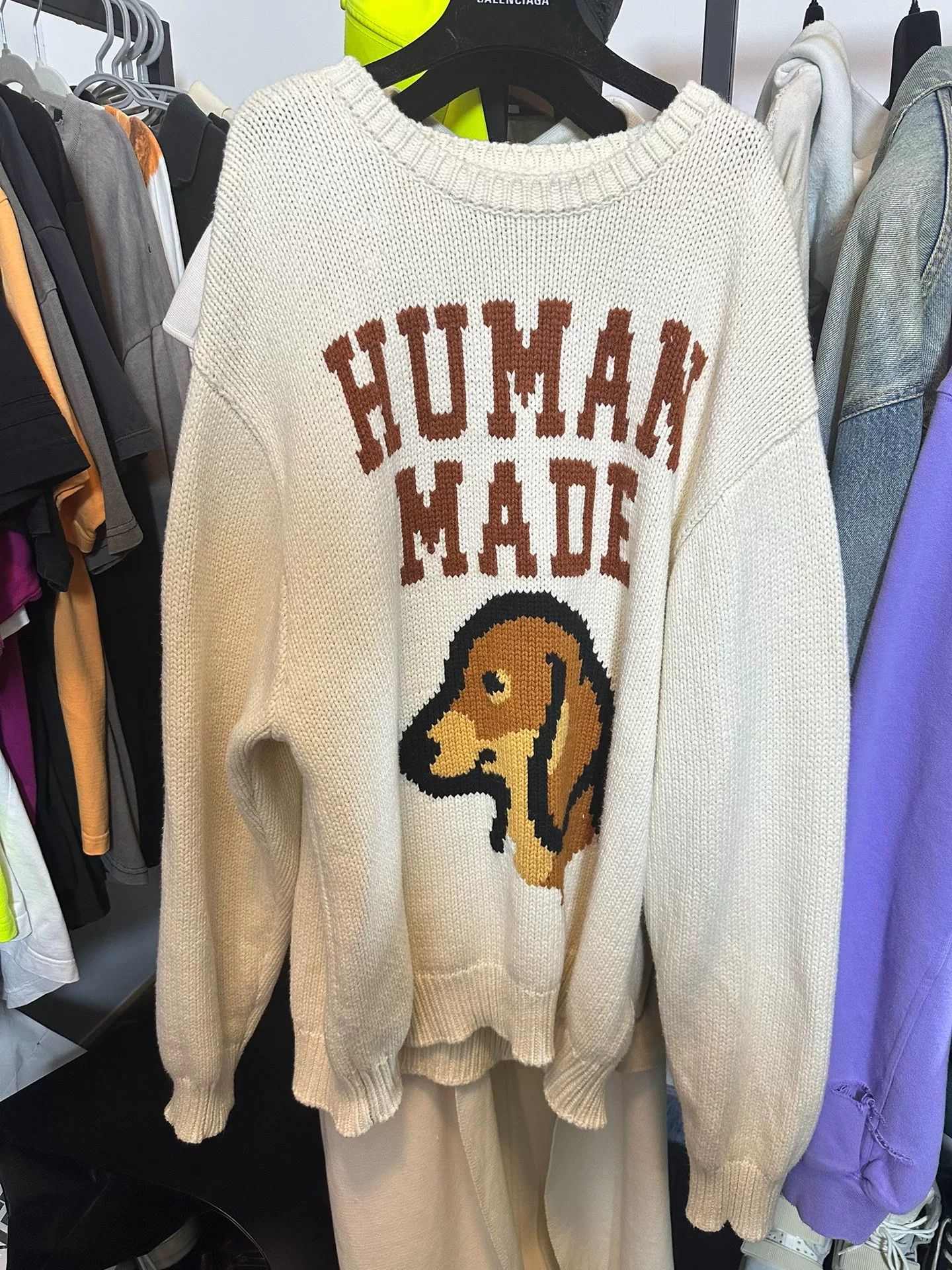 Human Made Human Made Dog Graphic Sweater Size XL Size US XL / EU 56 / 4 - 2 Thumbnail