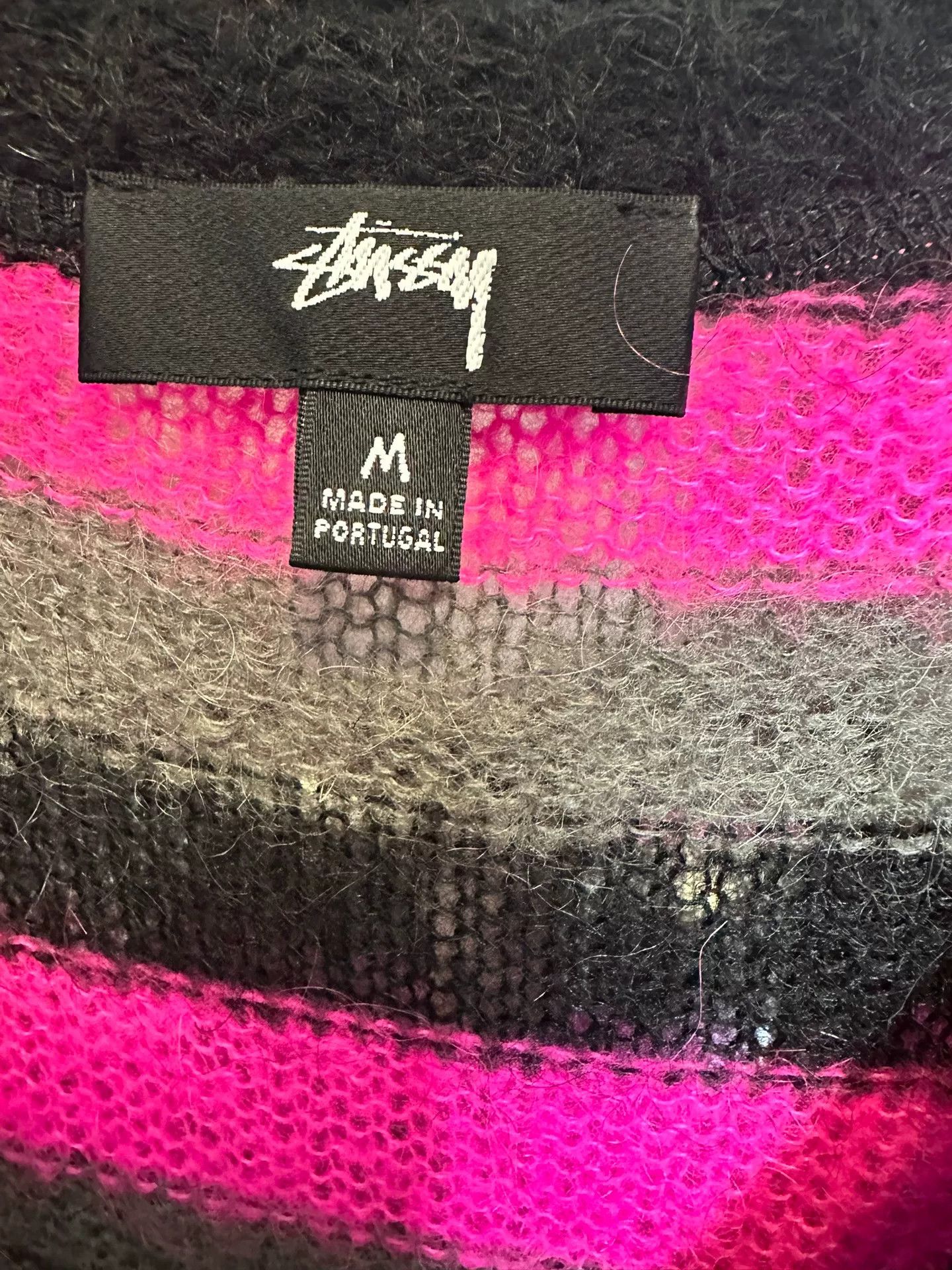 Stussy Stussy Striped Mohair Knit Vest Size M Size US M / EU 48-50 / 2 - 3 Thumbnail
