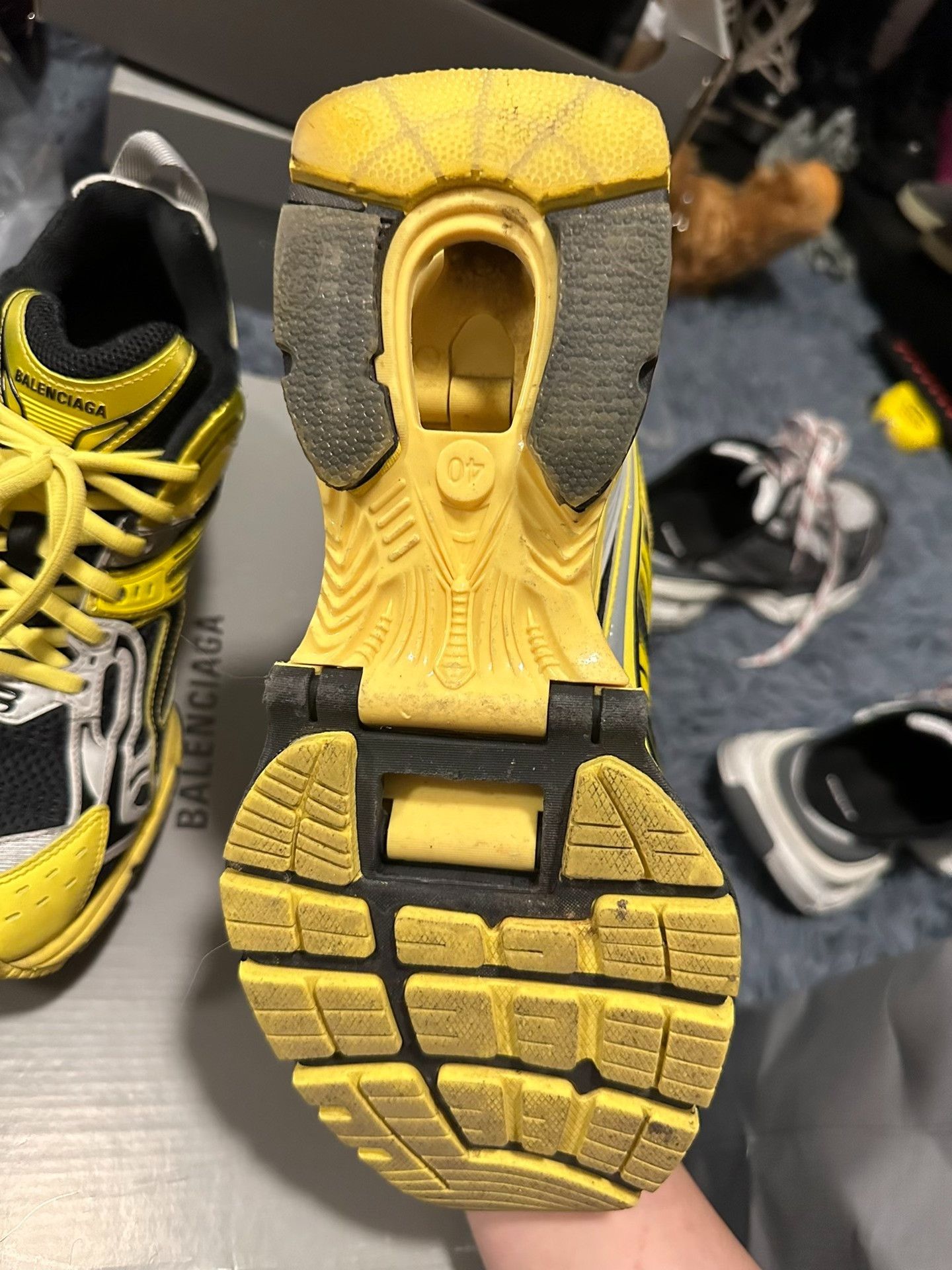 Balenciaga Balenciaga X-Pander Sneakers Yellow Black Size 7 Size US 7 / EU 40 - 6 Thumbnail