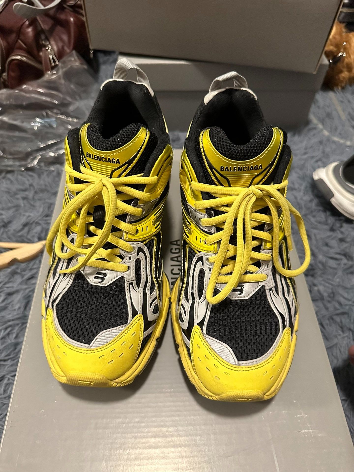 Balenciaga Balenciaga X-Pander Sneakers Yellow Black Size 7 Size US 7 / EU 40 - 5 Thumbnail
