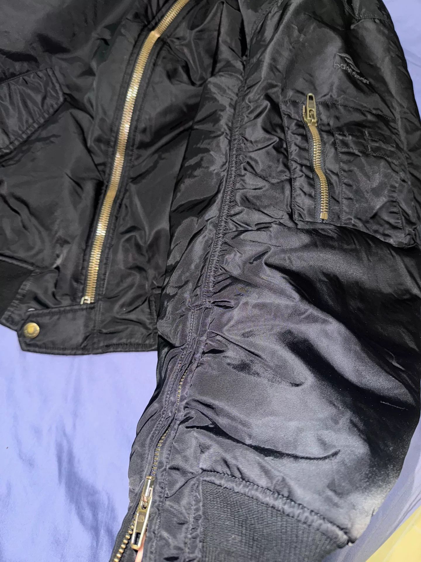 Balenciaga Balenciaga 3B Logo Bomber Jacket Size M Size US M / EU 48-50 / 2 - 4 Thumbnail