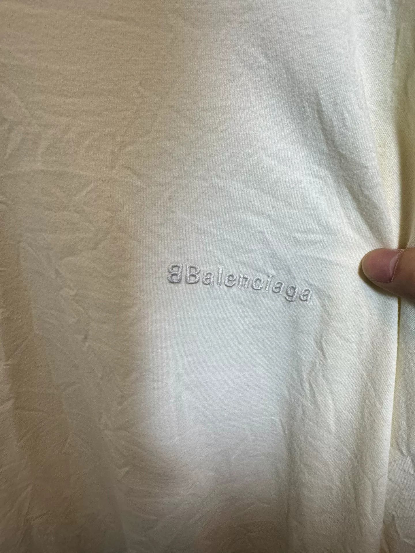 Balenciaga Balenciaga Embroidered Logo T-Shirt Size S Size US S / EU 44-46 / 1 - 3 Thumbnail