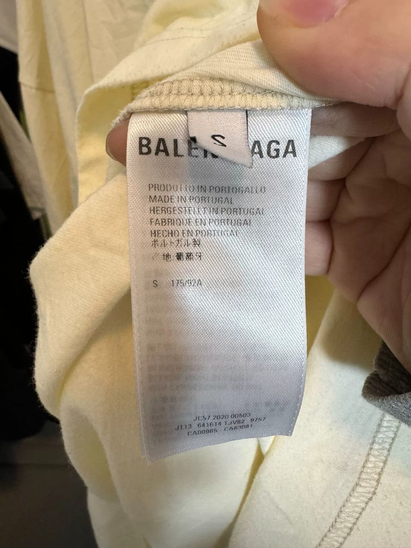 Balenciaga Balenciaga Embroidered Logo T-Shirt Size S Size US S / EU 44-46 / 1 - 6 Thumbnail