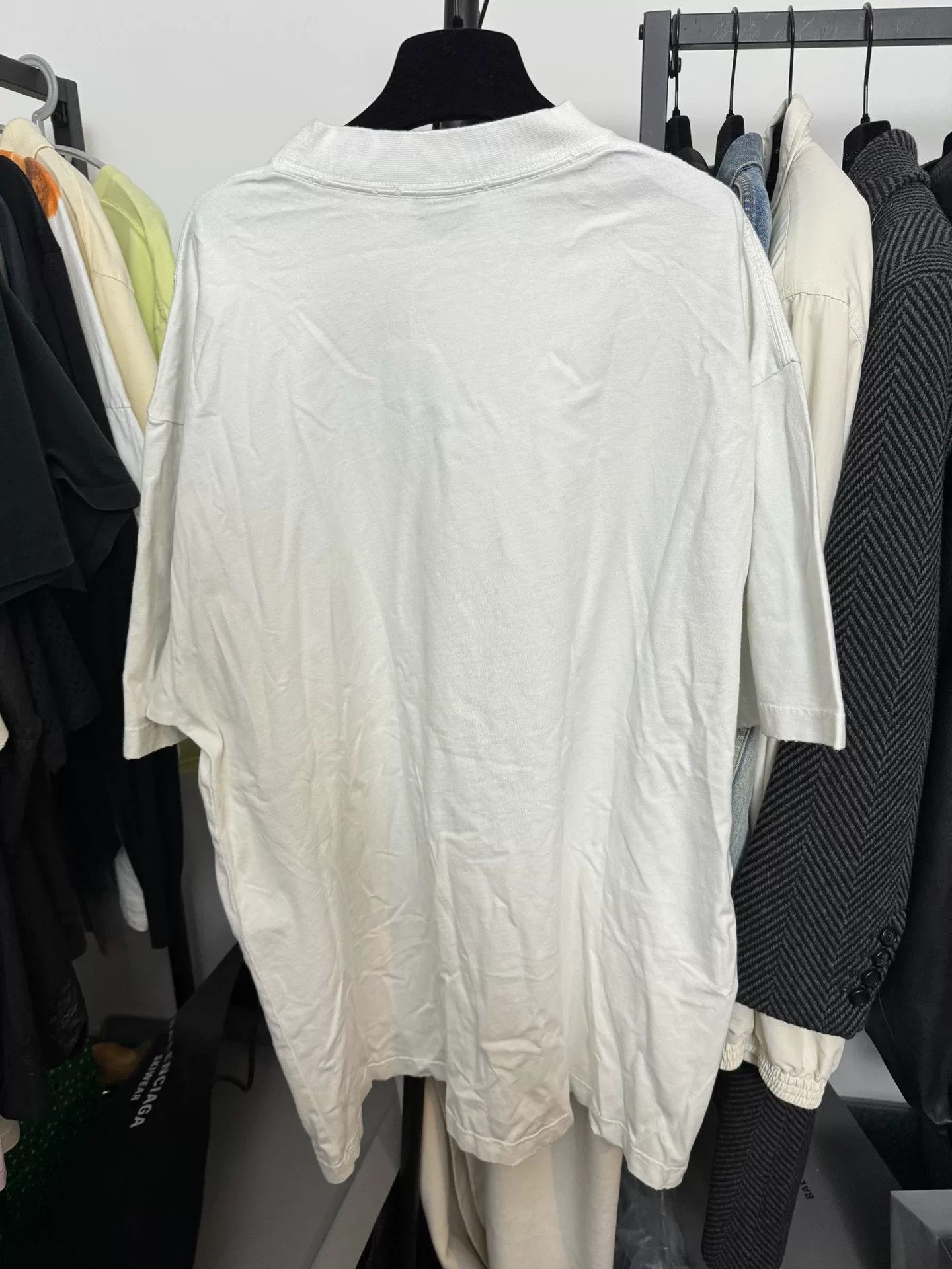 Balenciaga Balenciaga Crest Logo Short Sleeve T-Shirt Size M Size US M / EU 48-50 / 2 - 4 Thumbnail