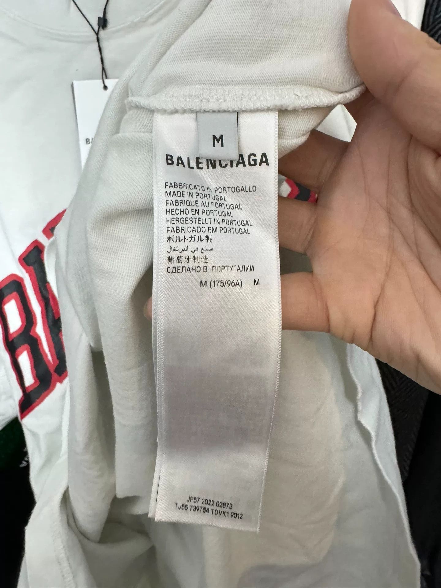 Balenciaga Balenciaga Crest Logo Short Sleeve T-Shirt Size M Size US M / EU 48-50 / 2 - 5 Thumbnail