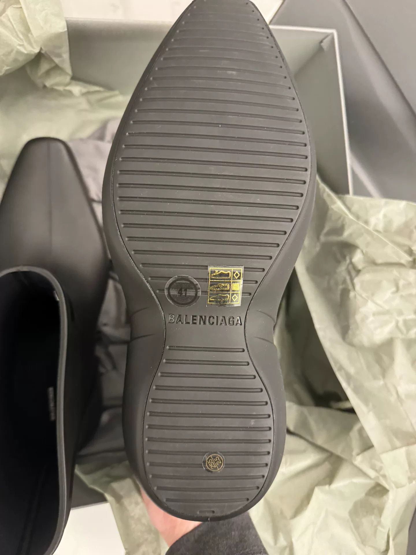 Balenciaga Balenciaga Excavator Rubber Boots Size 8 Size US 8 / EU 41 - 4 Thumbnail