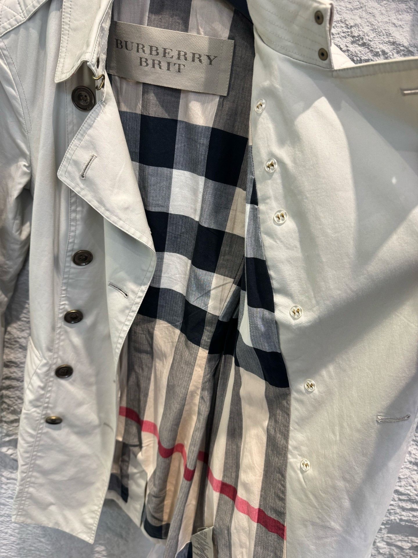 Burberry Burberry Brit Trench Coat Size UK 4 Size XS / US 0-2 / IT 36-38 - 3 Thumbnail
