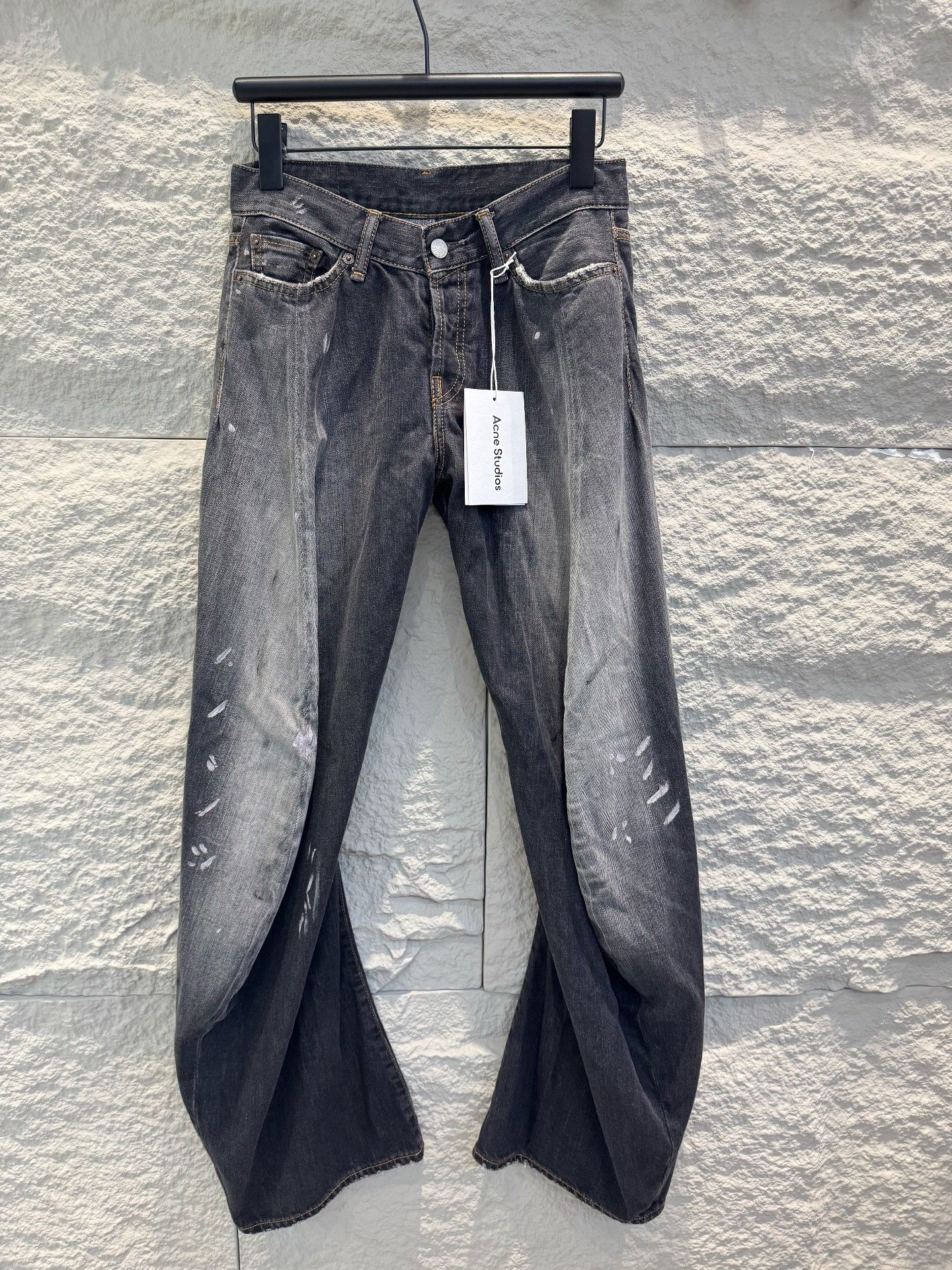 Acne Studios Acne Studios Paint Splatter Jeans Size 24 Size 24" / US 00 / IT 34 - 2 Thumbnail