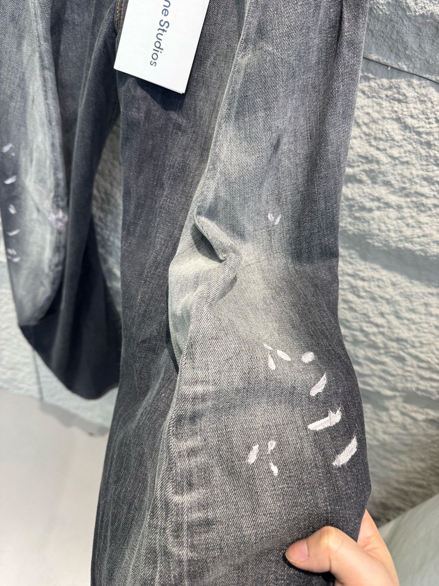Acne Studios Acne Studios Paint Splatter Jeans Size 24 Size 24" / US 00 / IT 34 - 3 Thumbnail