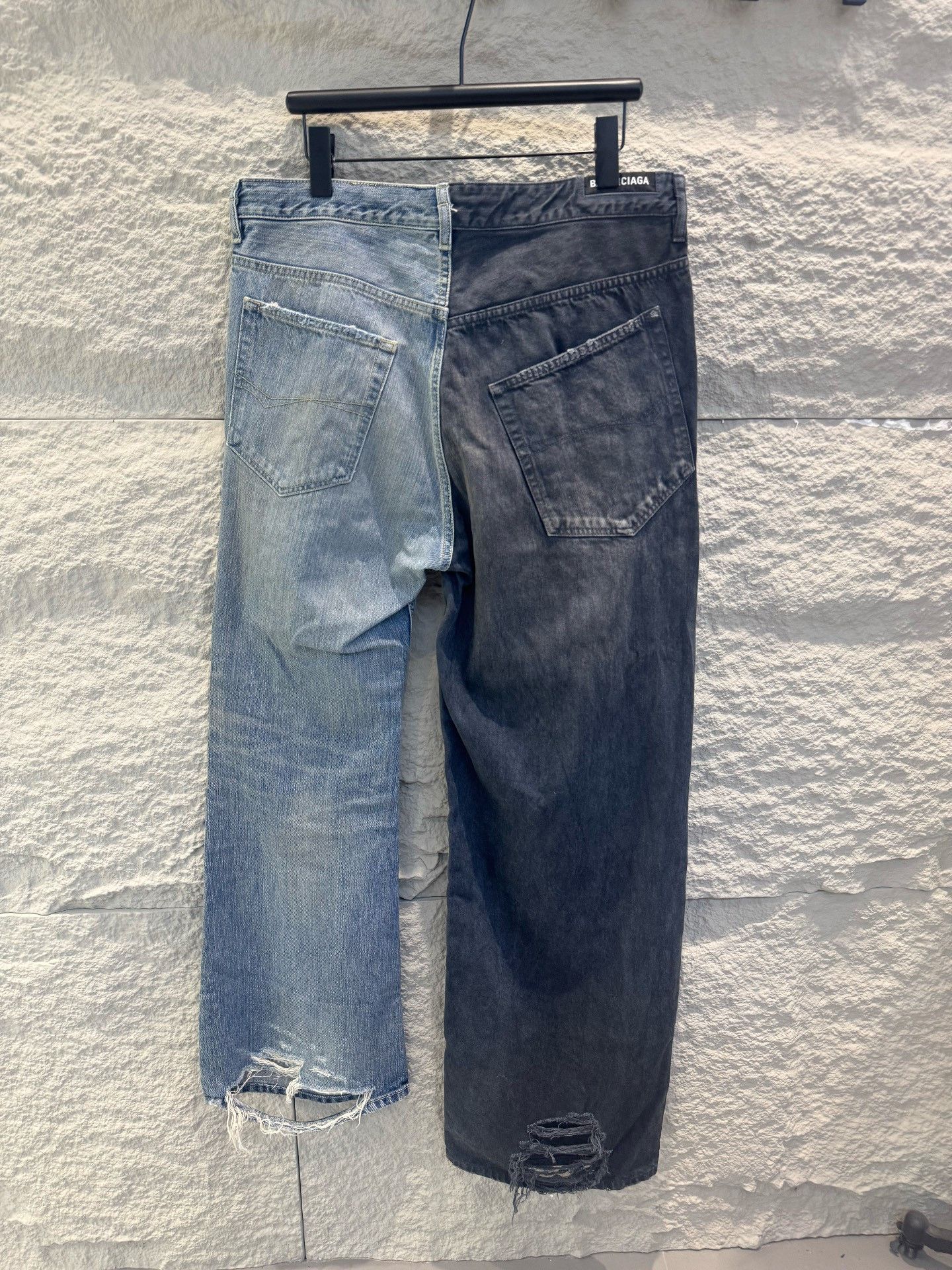 Balenciaga Balenciaga Paneled Denim Jeans Size S Size US 30 / EU 46 - 4 Thumbnail
