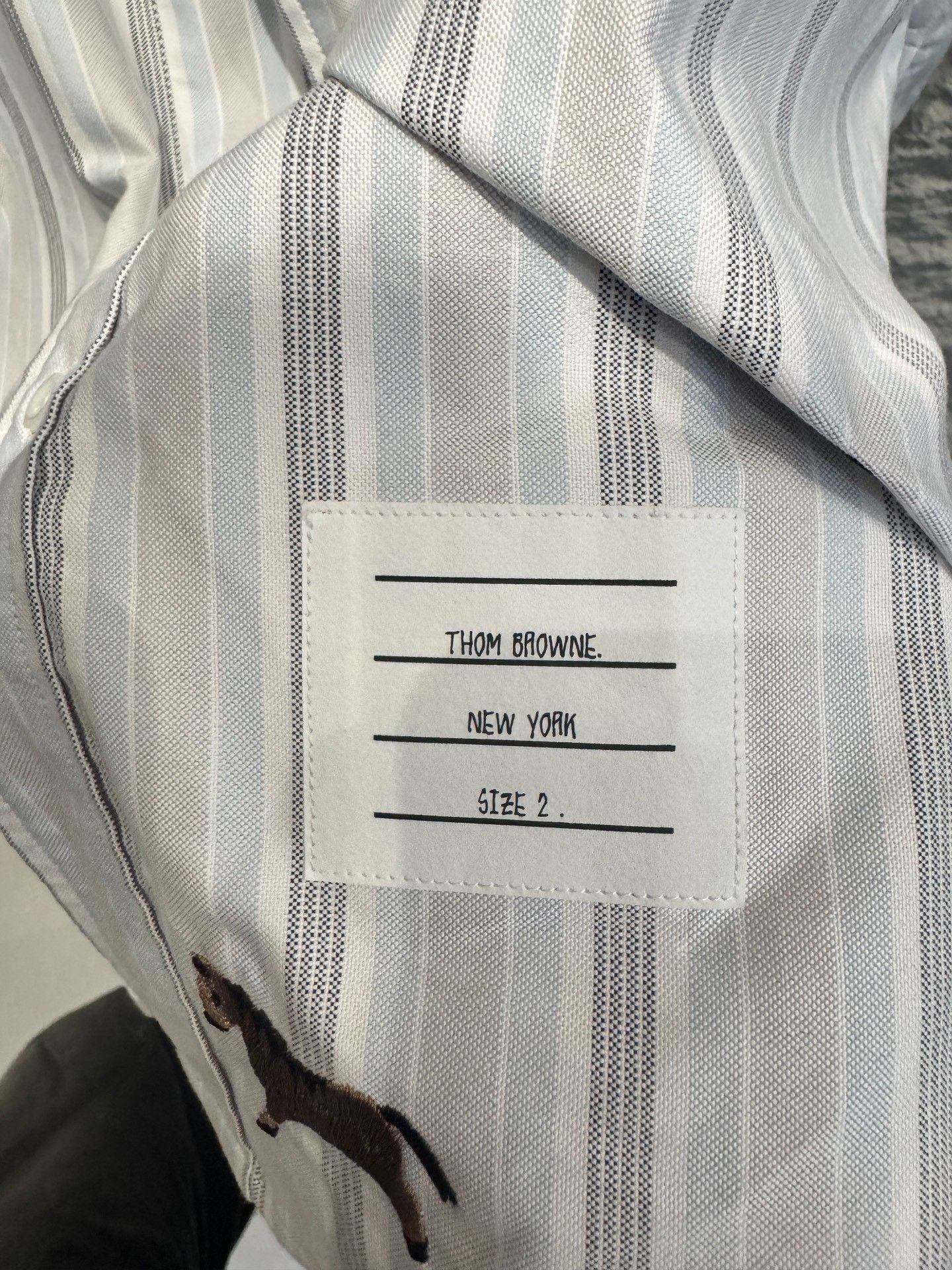 Thom Browne Thom Browne Horse Embroidered Shirt Size M Size US M / EU 48-50 / 2 - 4 Thumbnail