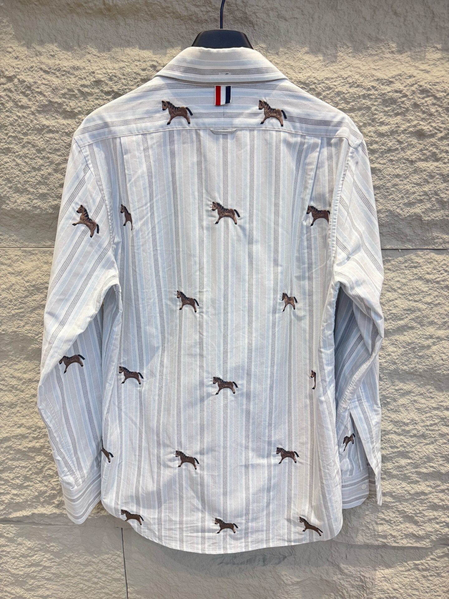 Thom Browne Thom Browne Horse Embroidered Shirt Size M Size US M / EU 48-50 / 2 - 6 Thumbnail