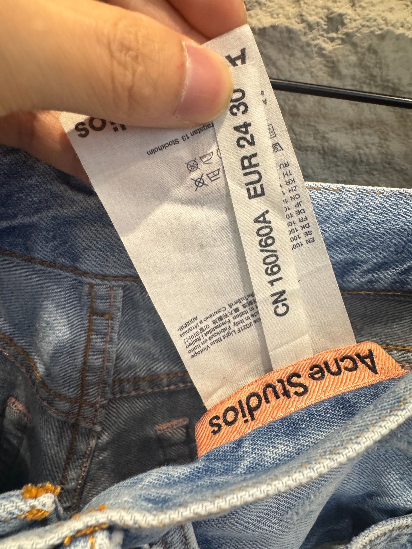 Acne Studios Acne Studios 1981 Light Blue Jeans Size 24 Size 24" / US 00 / IT 34 - 6 Thumbnail