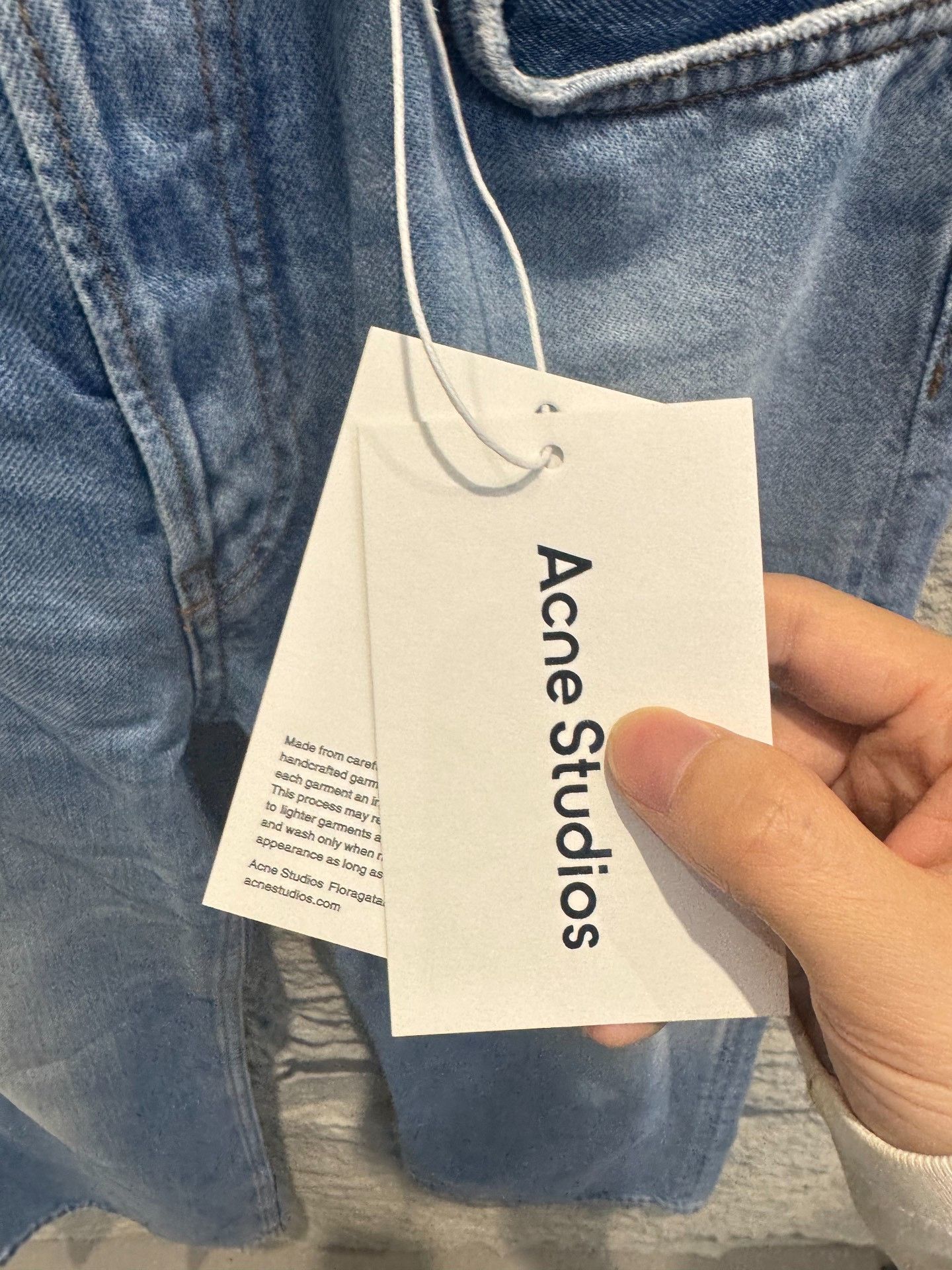 Acne Studios Acne Studios 1981 Light Blue Jeans Size 24 Size 24" / US 00 / IT 34 - 3 Thumbnail