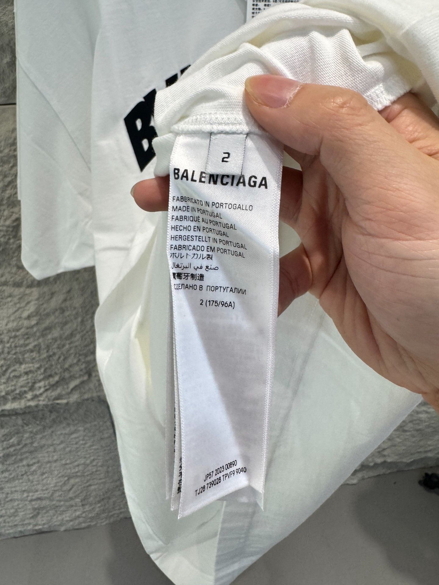 Balenciaga Balenciaga Logo Short Sleeve T-Shirt Size M Size US M / EU 48-50 / 2 - 5 Thumbnail