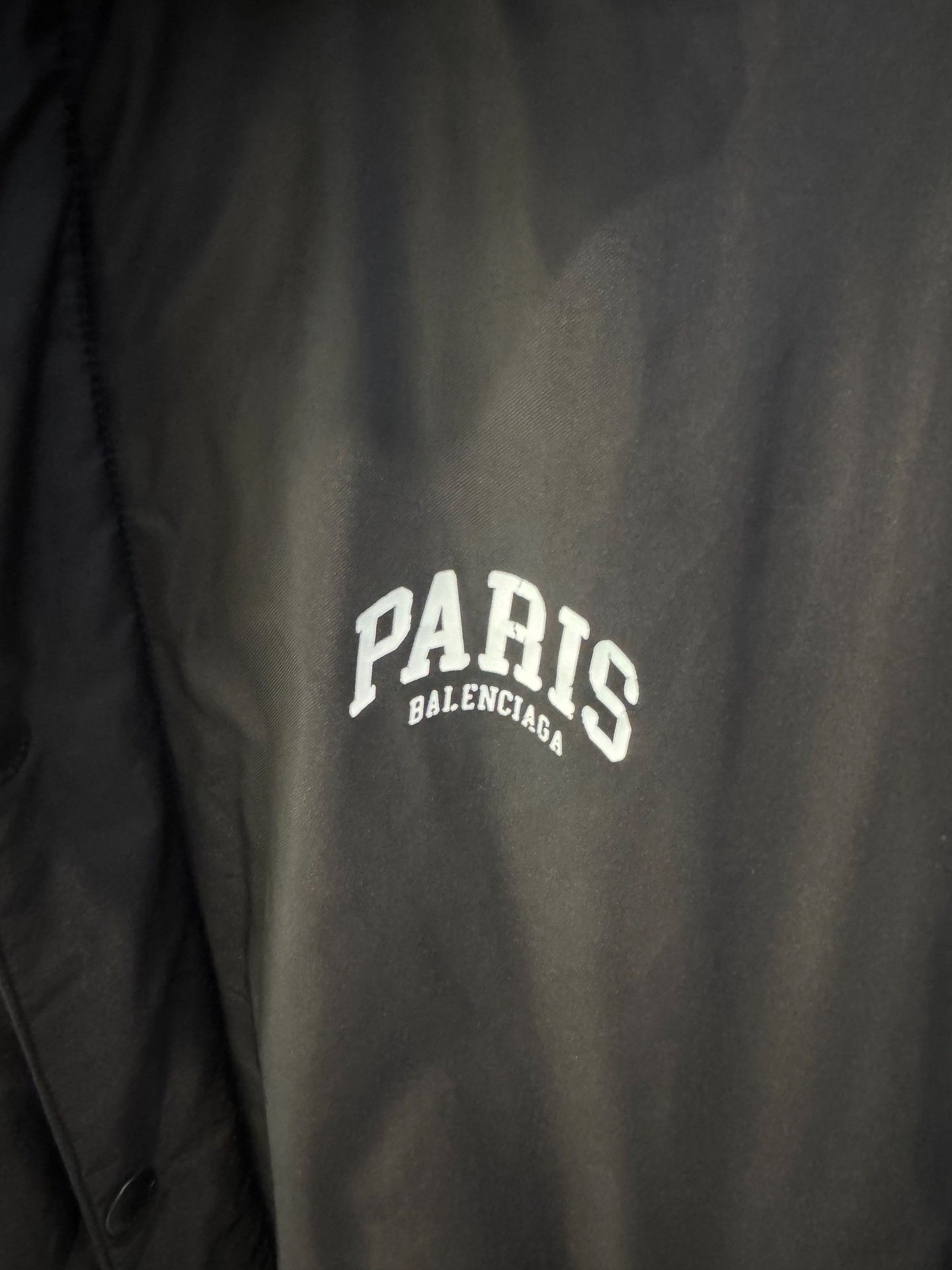 Balenciaga Balenciaga Paris Logo Coach Jacket US XXS Size US XXS / EU 40 - 3 Thumbnail