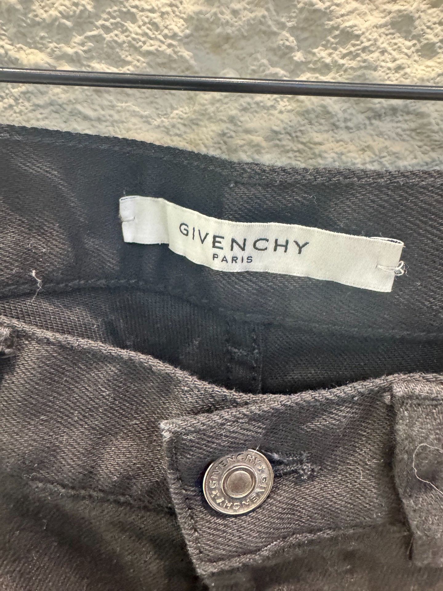 Givenchy Givenchy Logo Tape Denim Jeans Size 29 Size US 29 - 3 Thumbnail