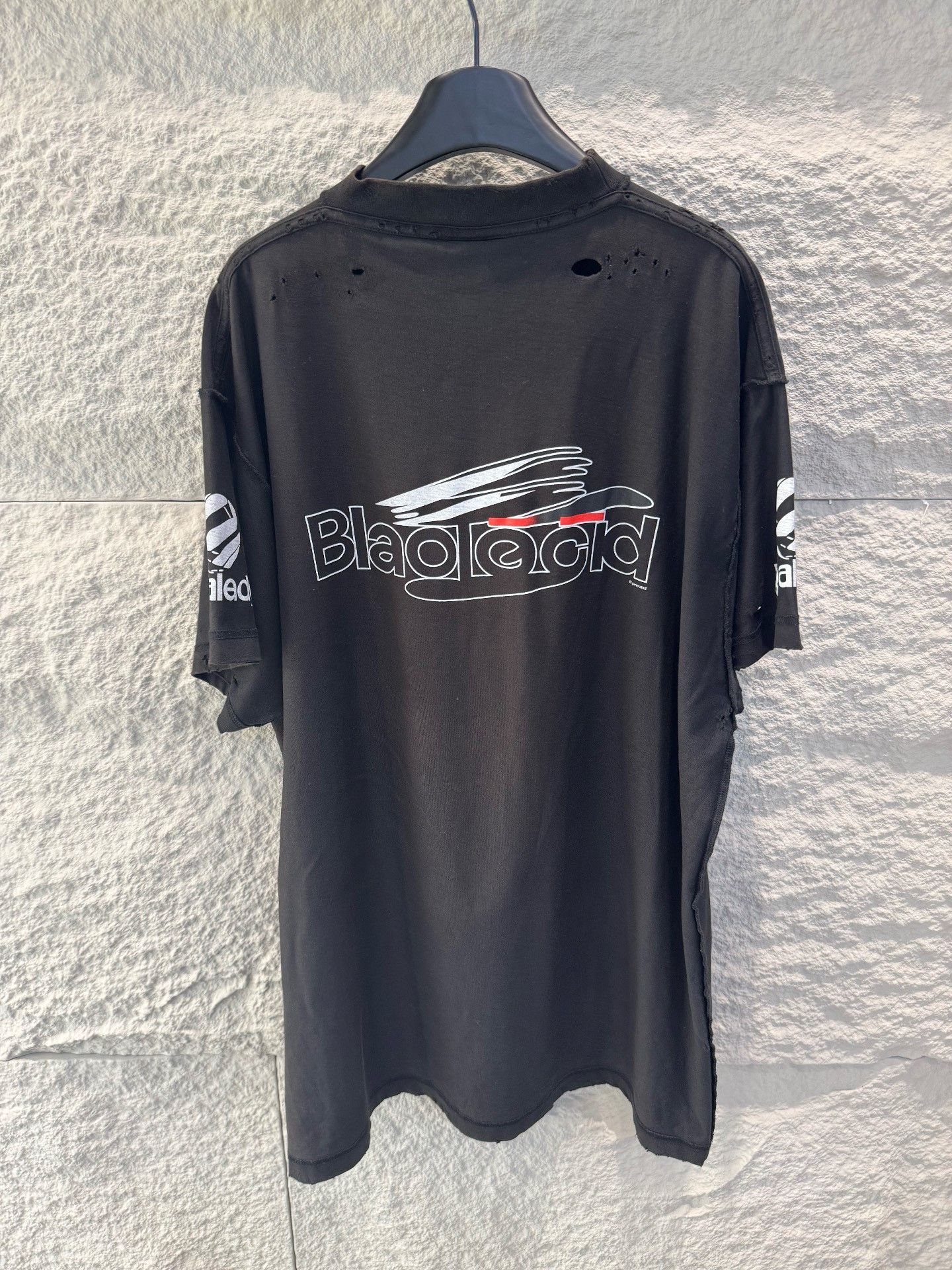 Balenciaga Balenciaga AI Generated Distressed T-Shirt Size S Size US S / EU 44-46 / 1 - 5 Thumbnail