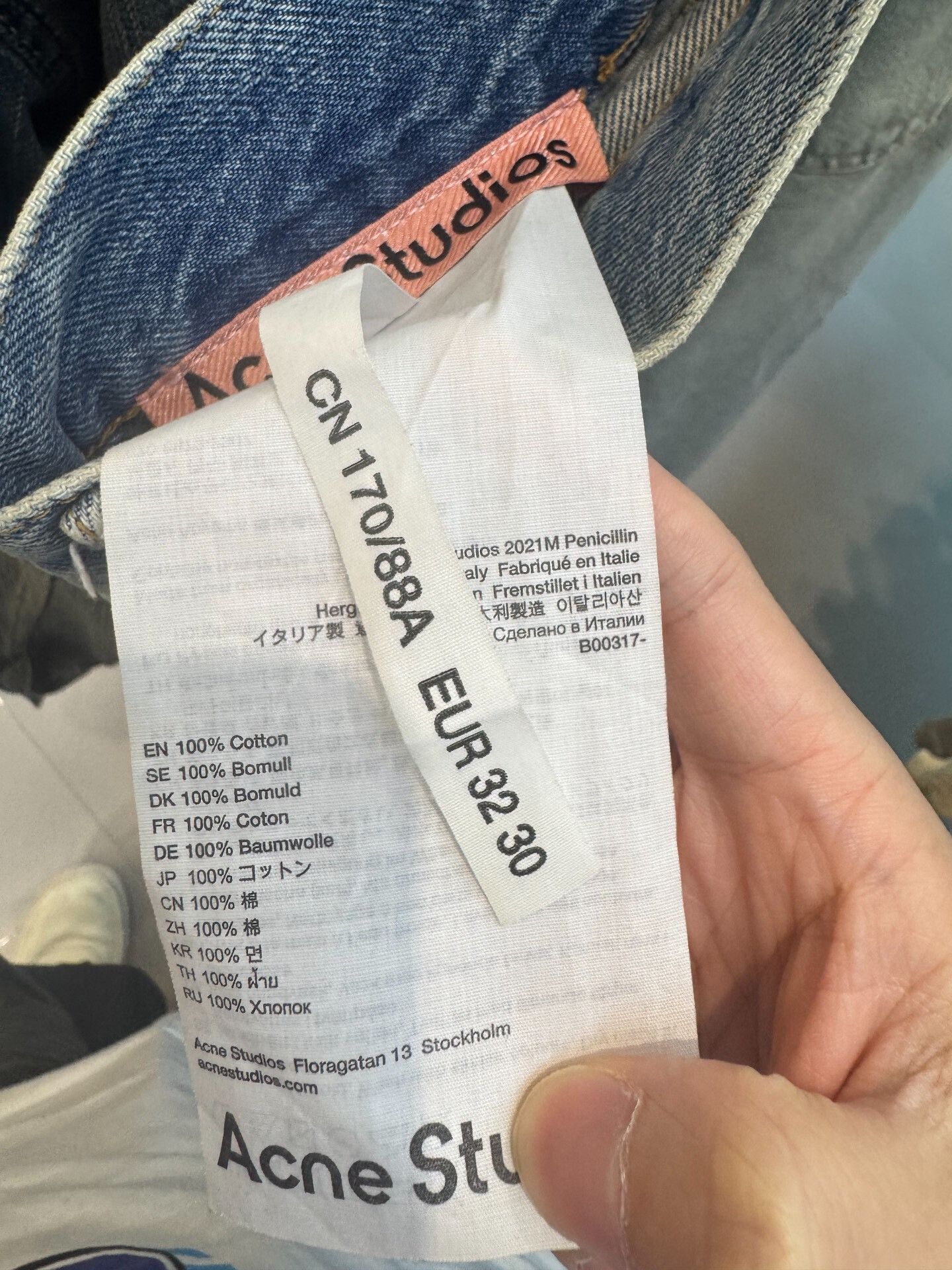 Acne Studios Acne Studios Dirty Wash Distressed Denim Jeans Size 32 Size US 32 / EU 48 - 5 Thumbnail