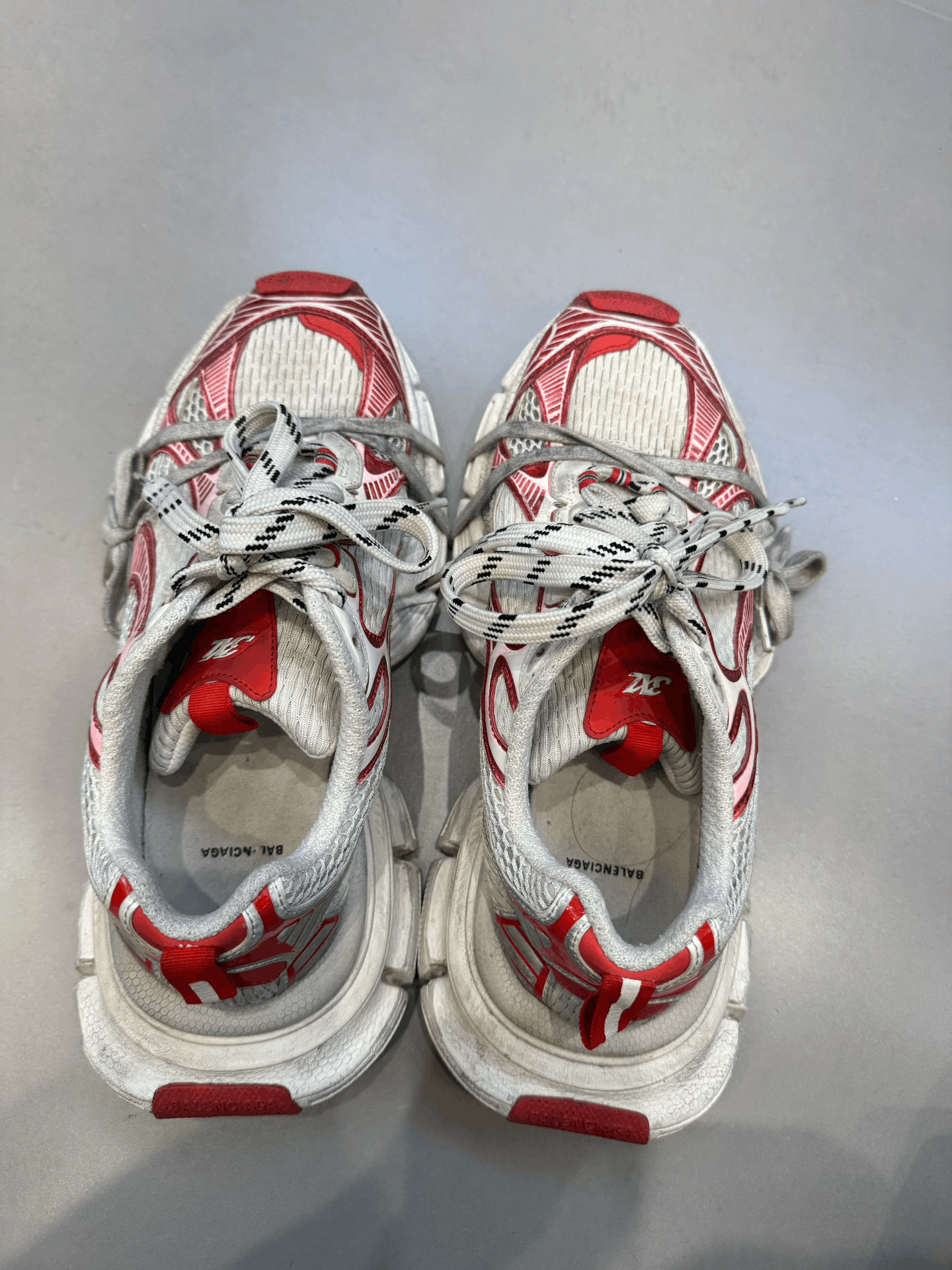 Balenciaga Balenciaga Red White 3XL Sneakers Size 9 Size US 9 / EU 42 - 3 Thumbnail