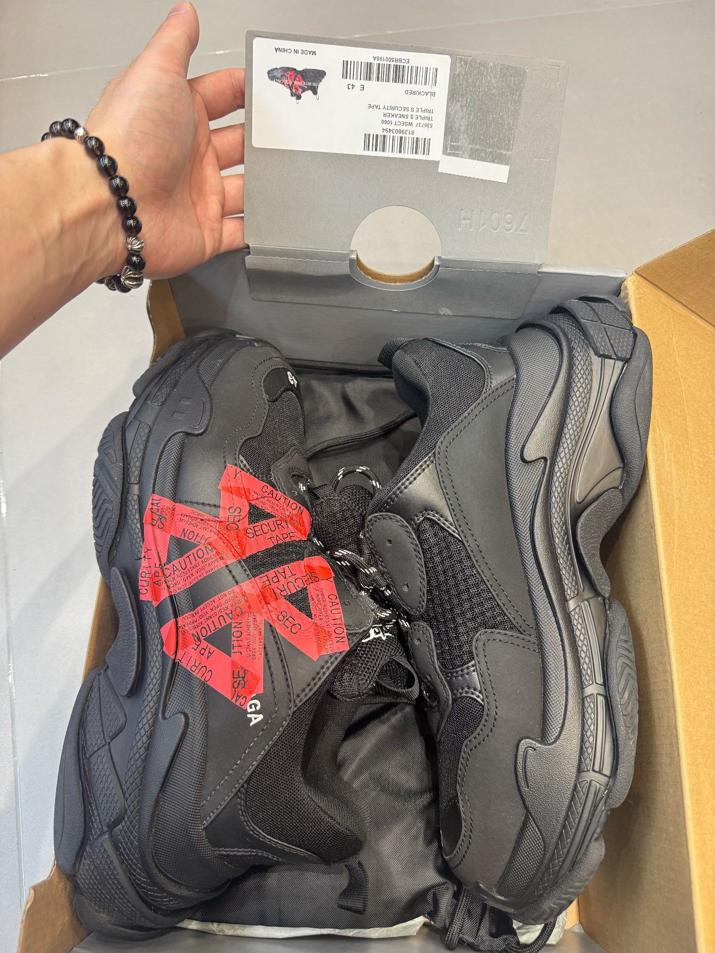 Balenciaga Balenciaga Triple S Security Tape Sneakers Size 10 Size US 10 / EU 43 - 6 Thumbnail
