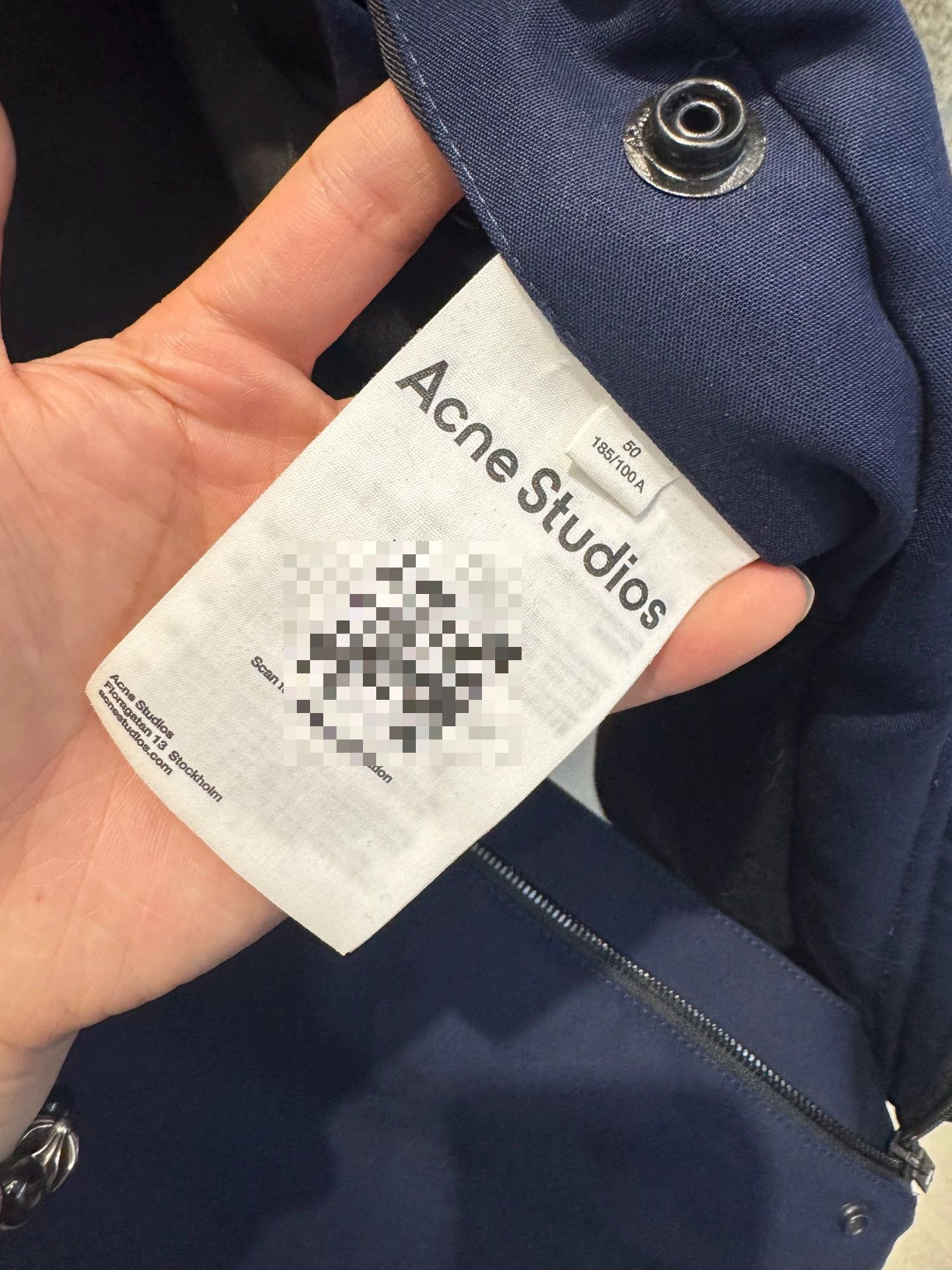Acne Studios Acne Studios Leather Collar Work Jacket Size 50 Size US M / EU 48-50 / 2 - 8 Thumbnail