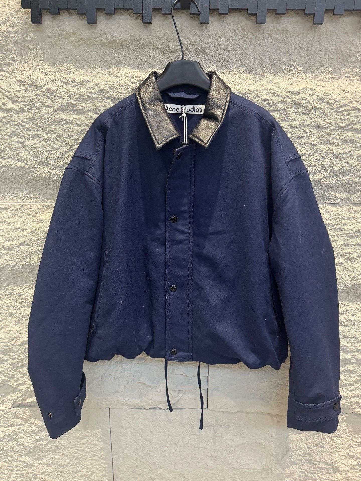Acne Studios Acne Studios Leather Collar Work Jacket Size 50 Size US M / EU 48-50 / 2 - 2 Thumbnail