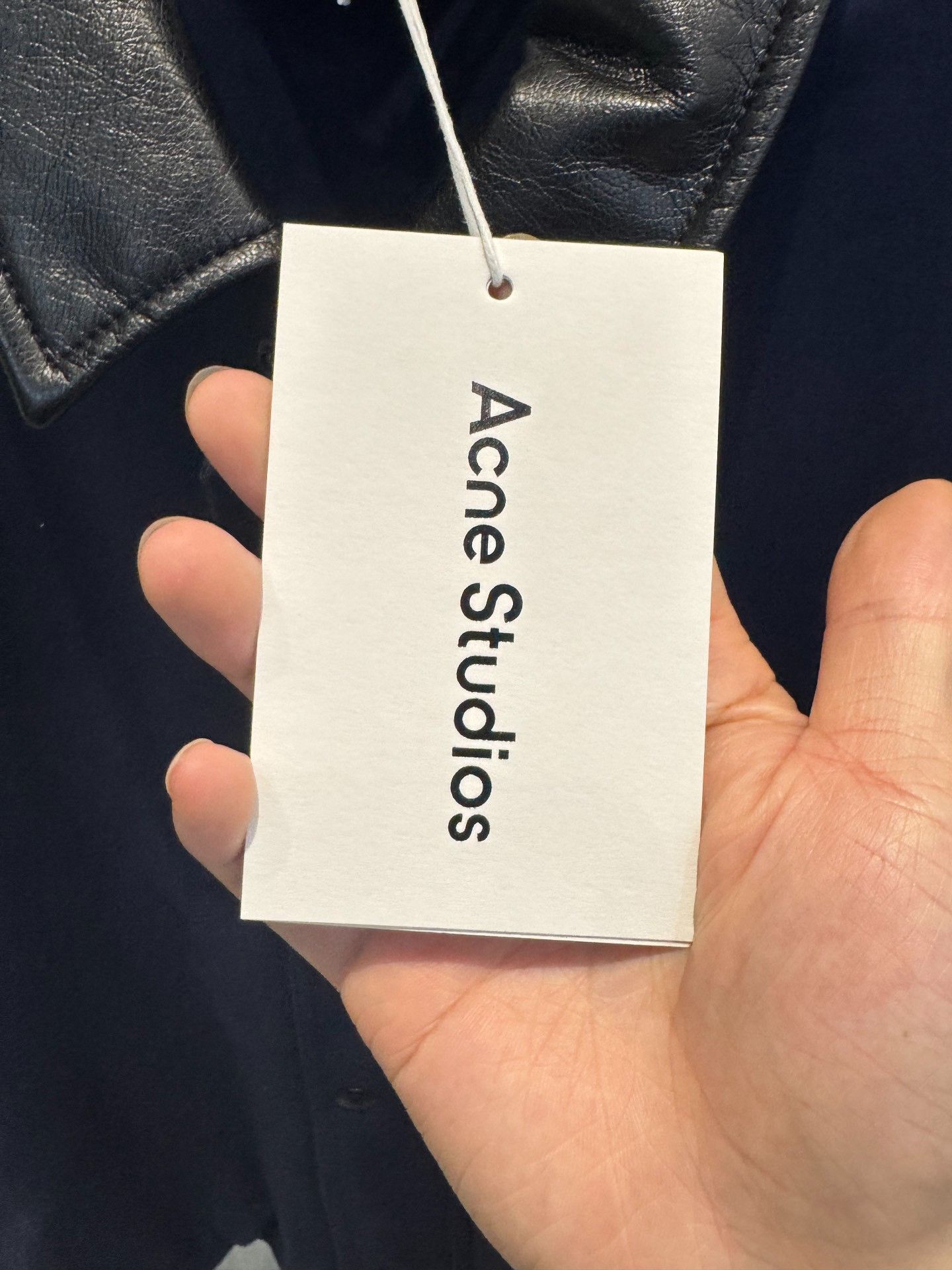 Acne Studios Acne Studios Leather Collar Work Jacket Size 50 Size US M / EU 48-50 / 2 - 4 Thumbnail