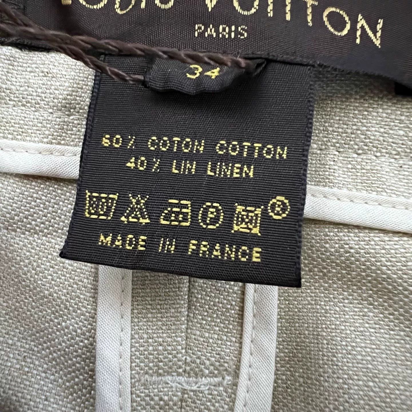 Louis Vuitton Louis Vuitton Cotton Linen Blend Pants Size 34 Size 25" / US 0 / IT 36 - 5 Thumbnail