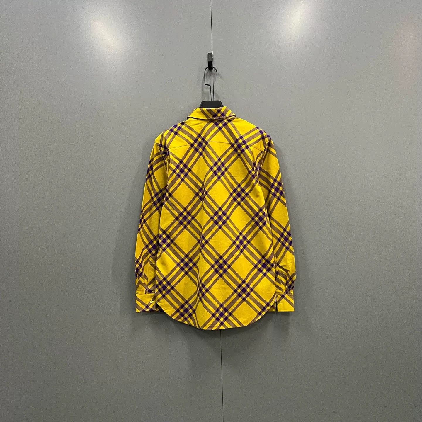Burberry Burberry Yellow Check Button Up Shirt Size S Size US S / EU 44-46 / 1 - 3 Thumbnail