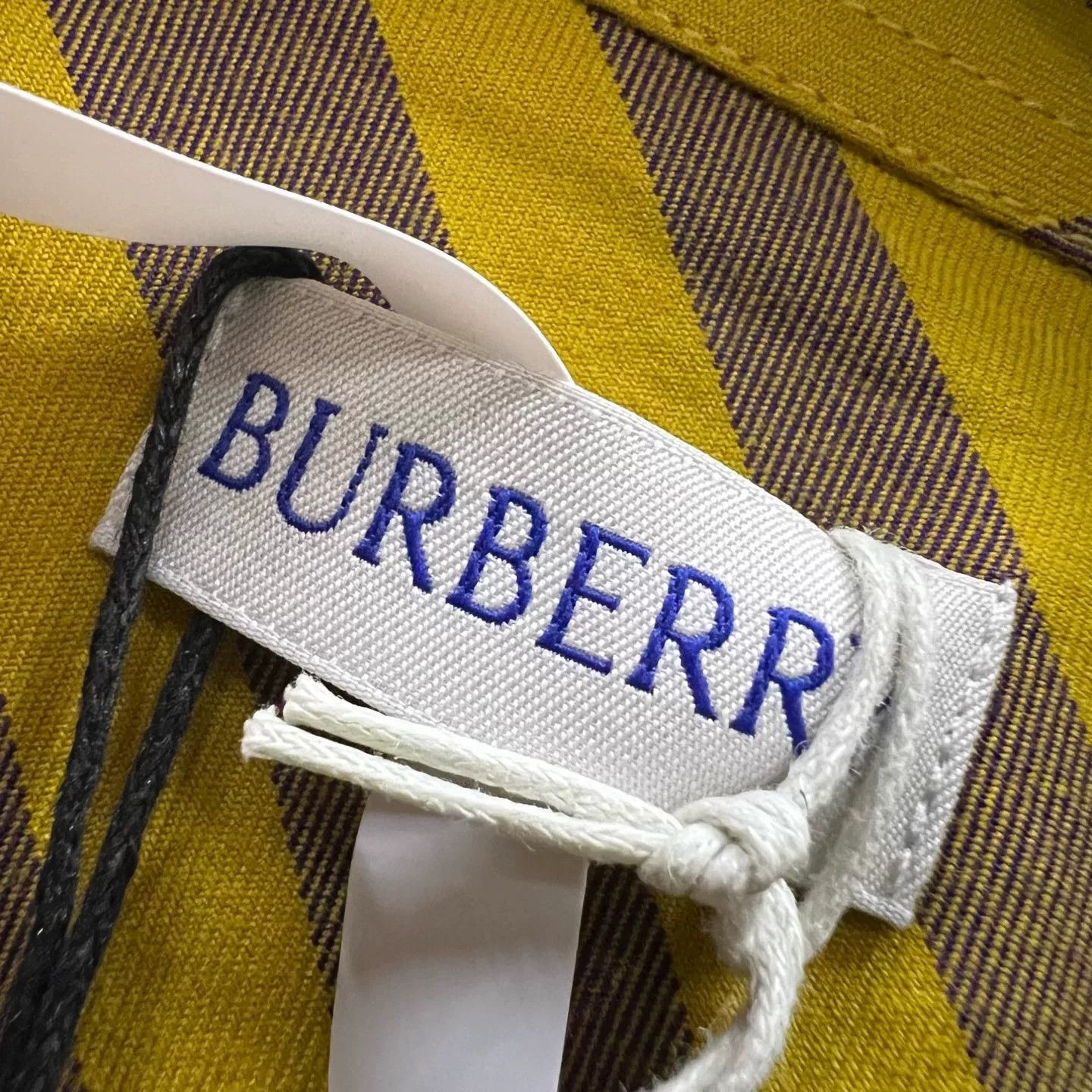 Burberry Burberry Yellow Check Button Up Shirt Size S Size US S / EU 44-46 / 1 - 5 Thumbnail
