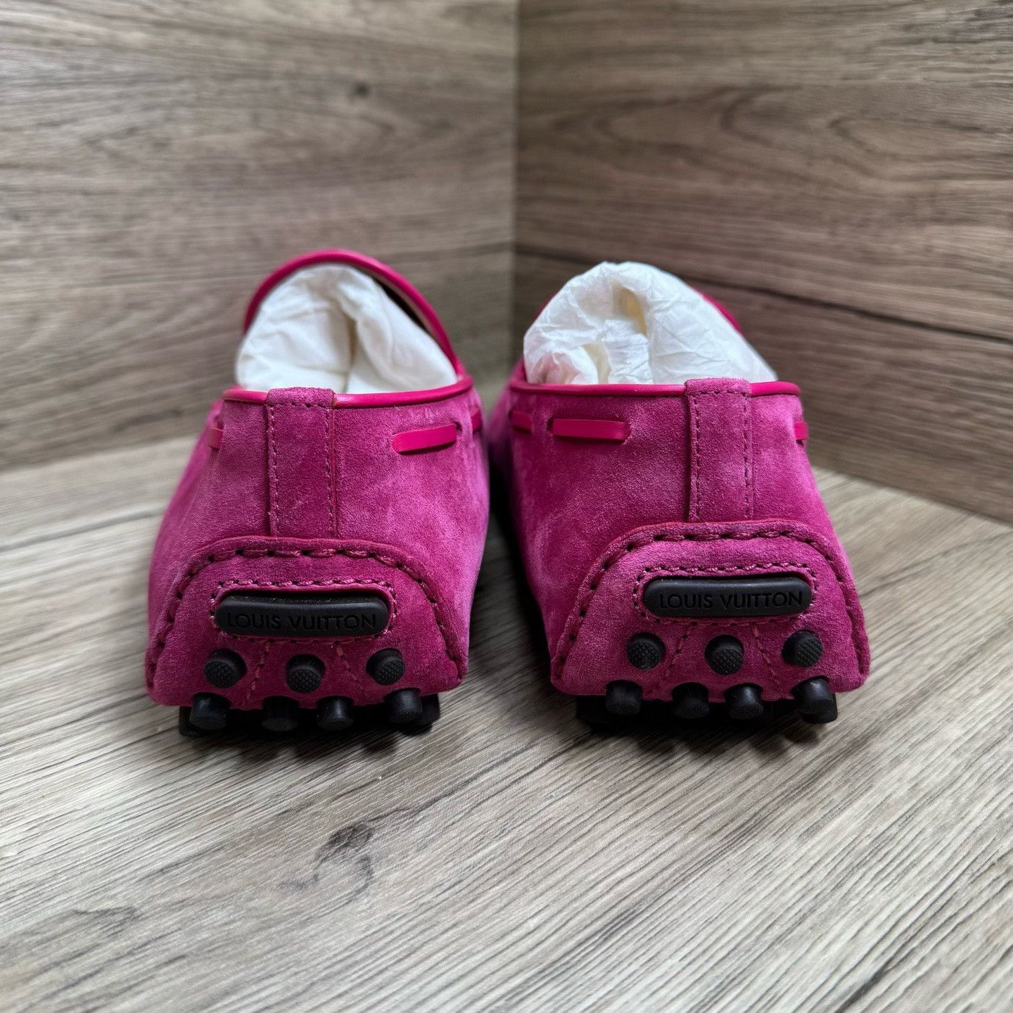 Louis Vuitton Louis Vuitton Pink Suede Tassel Loafers Size US 8 Size US 8 / EU 41 - 5 Thumbnail