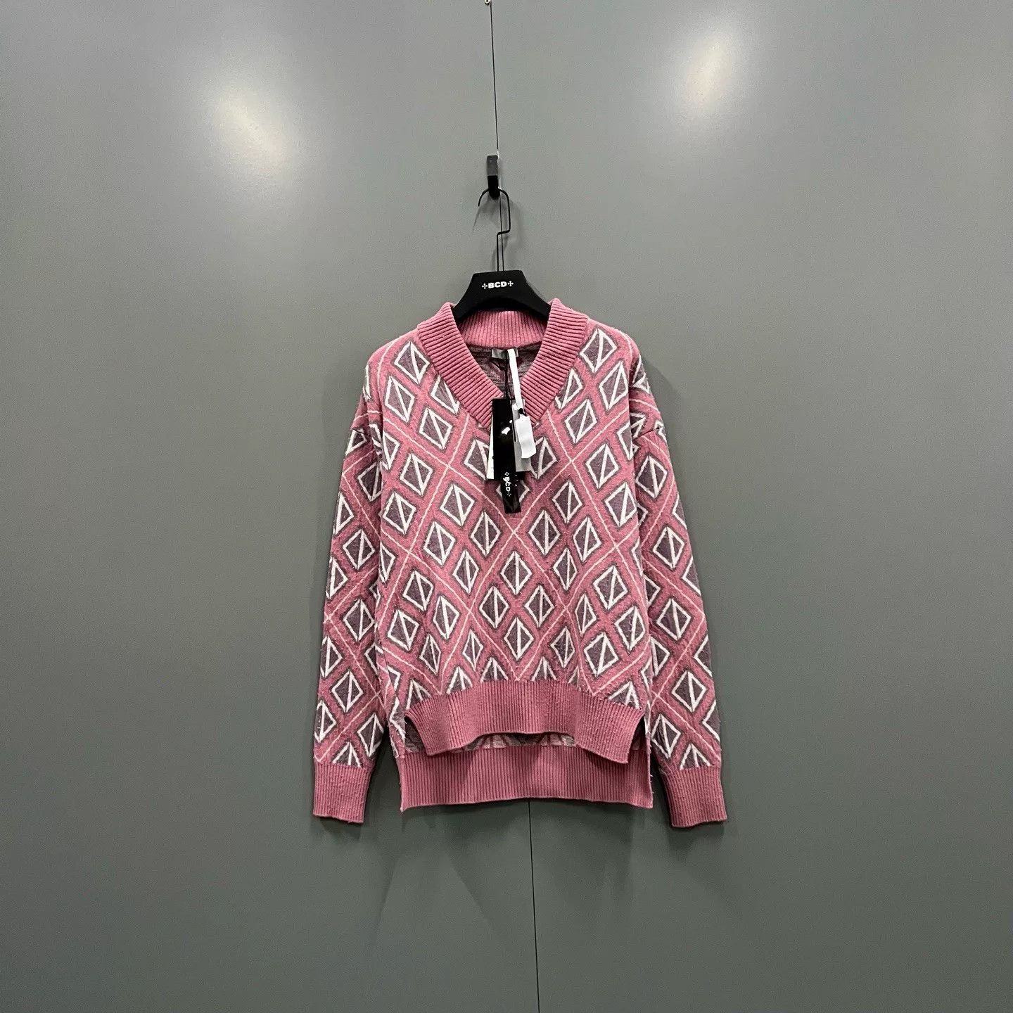 Dior Dior Pink CD Diamond Sweater Size S Size US S / EU 44-46 / 1 - 2 Thumbnail