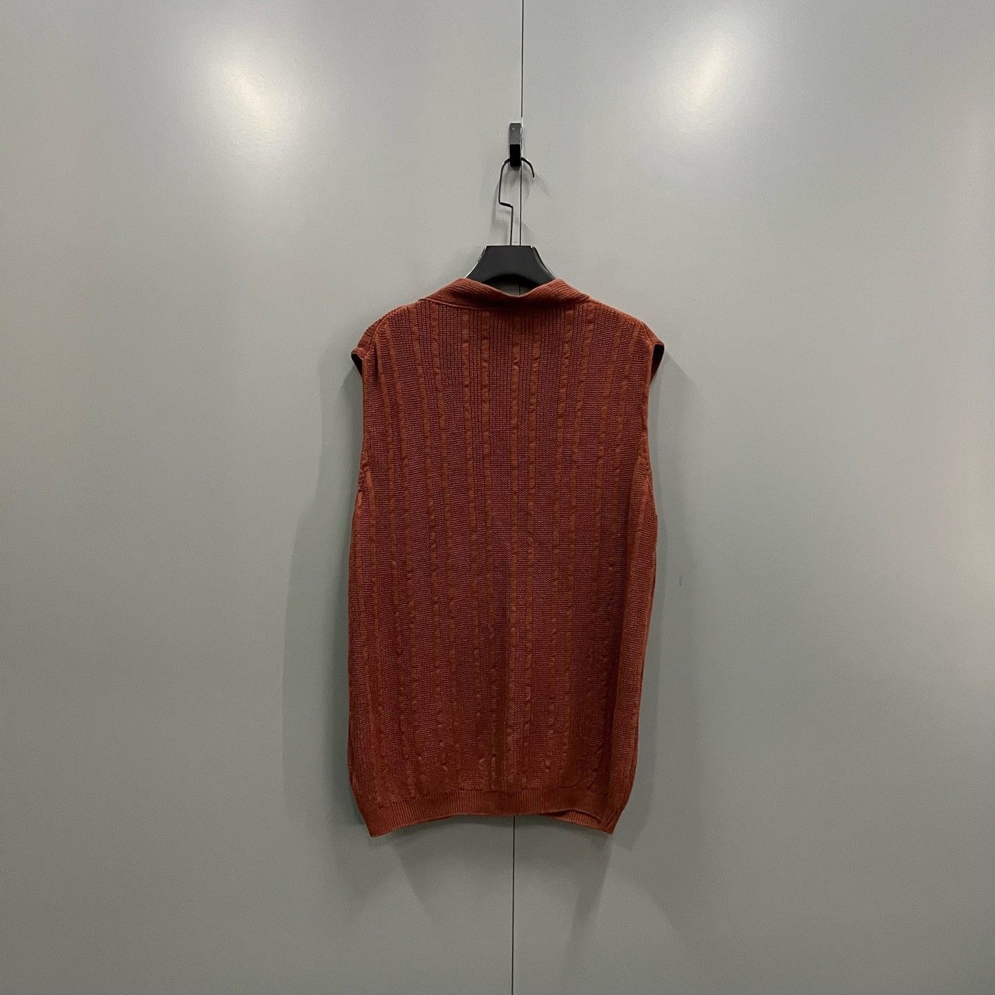 Z Zegna Zegna Brown Knit Button Vest Size M Size US M / EU 48-50 / 2 - 3 Thumbnail