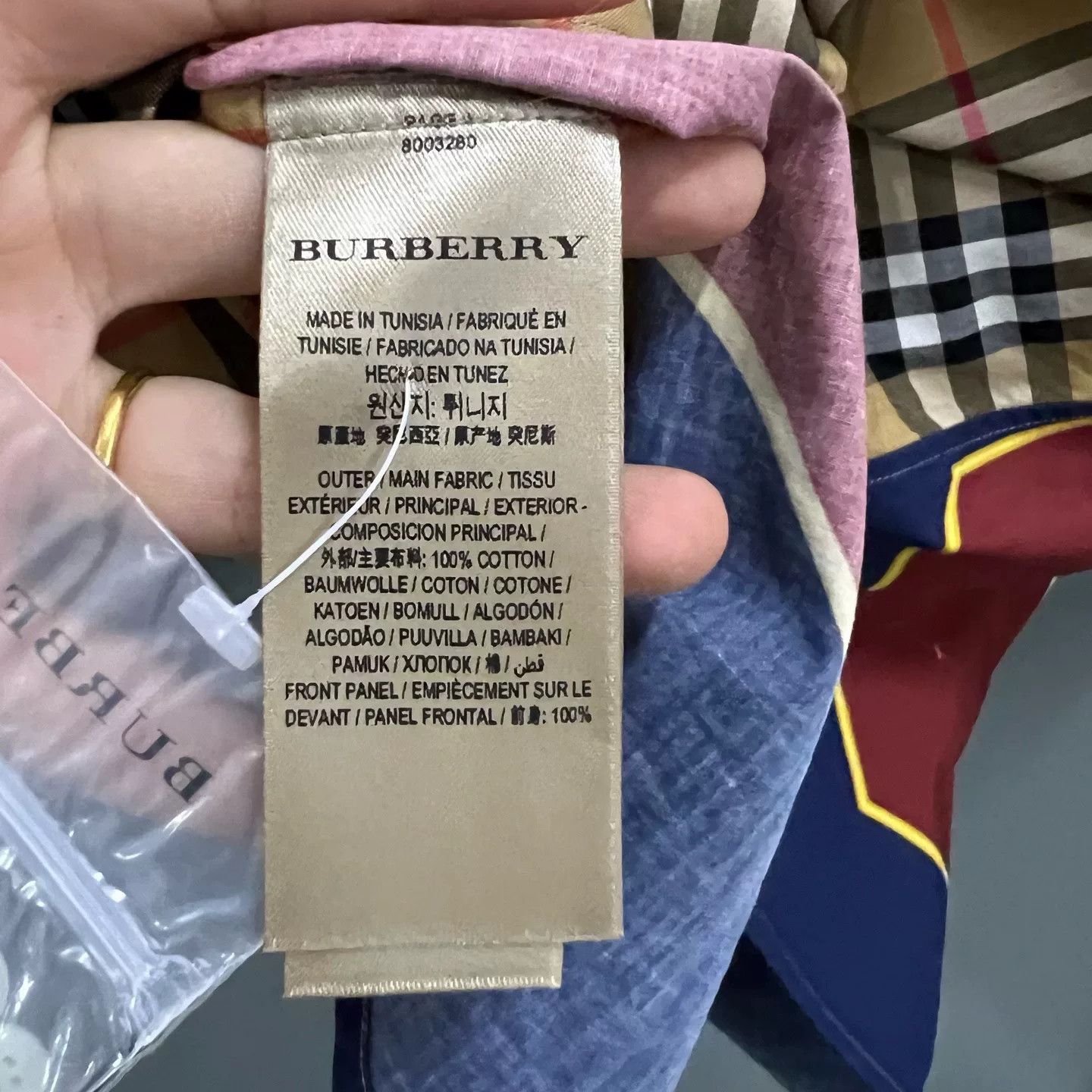 Burberry Burberry Crest Logo Check Button Up Shirt Size L Size US L / EU 52-54 / 3 - 5 Thumbnail