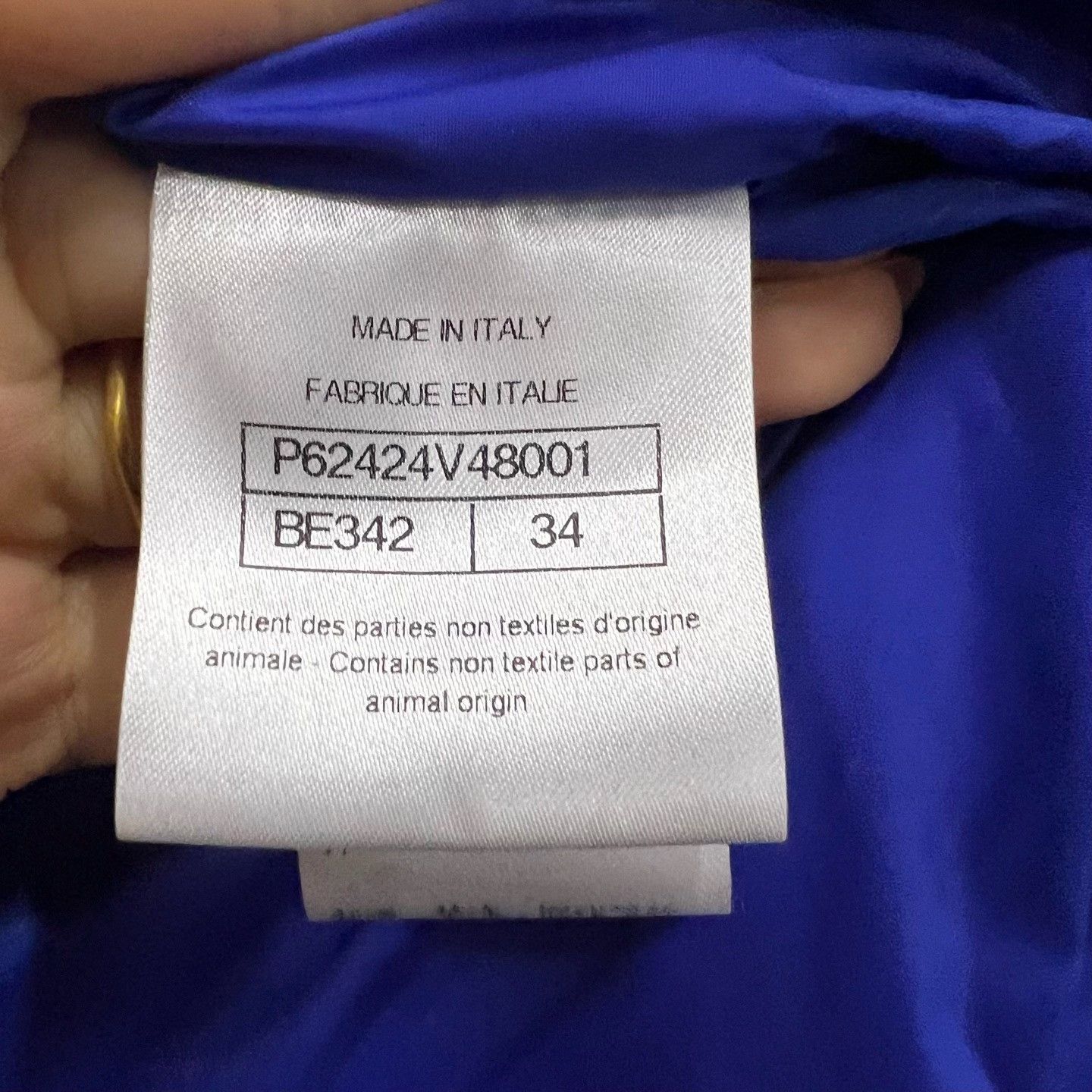 Chanel Chanel Purple Down Jacket Size 34 Size XS / US 0-2 / IT 36-38 - 4 Thumbnail