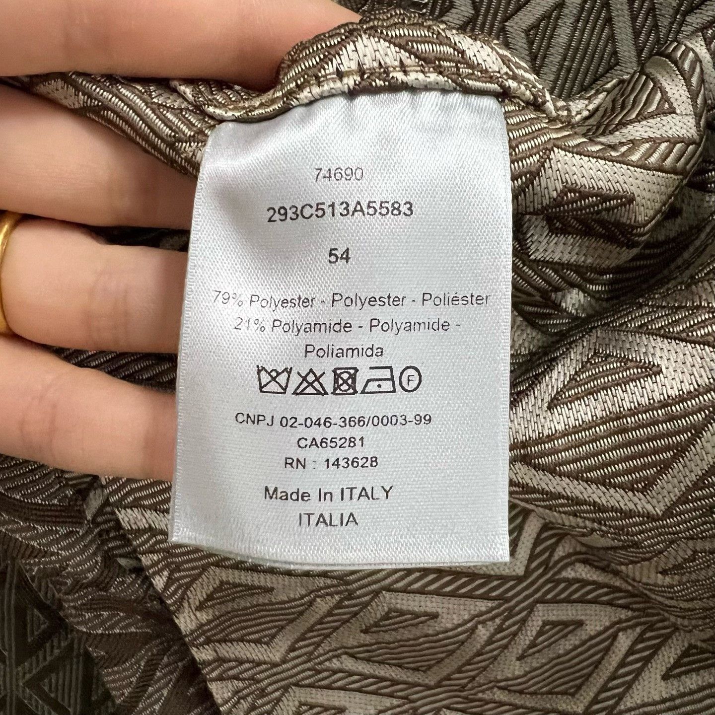 Dior Dior CD Logo Jacquard Zip Jacket Size 54 Size US L / EU 52-54 / 3 - 5 Thumbnail
