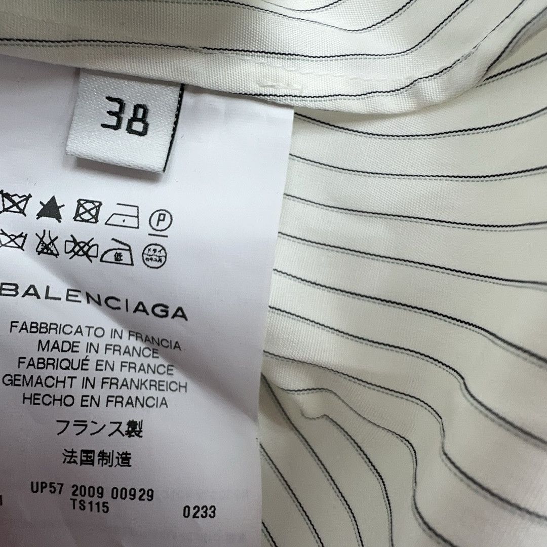 Balenciaga Balenciaga Striped Button Up Shirt Size 38 Size S / US 4 / IT 40 - 4 Thumbnail