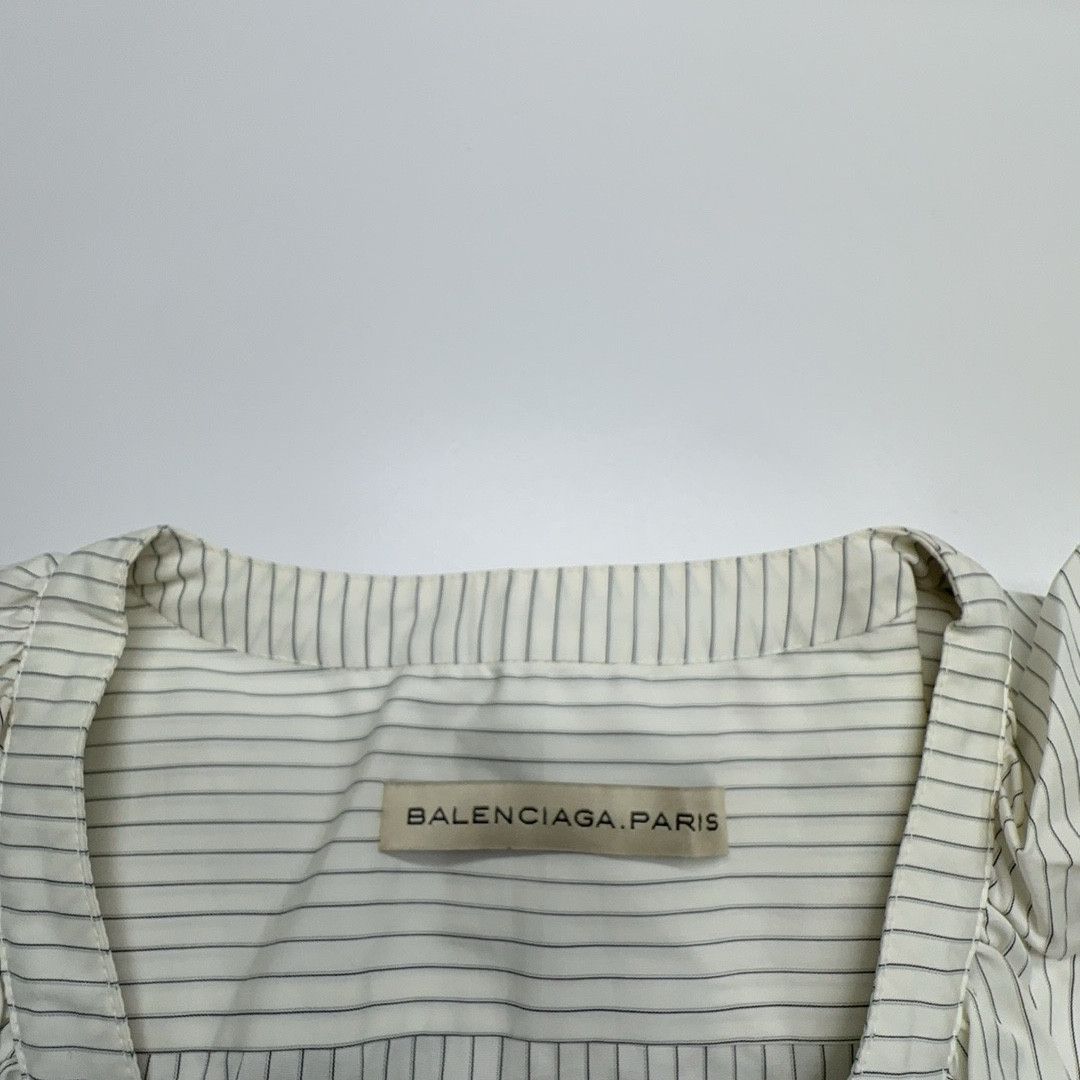 Balenciaga Balenciaga Striped Button Up Shirt Size 38 Size S / US 4 / IT 40 - 3 Thumbnail