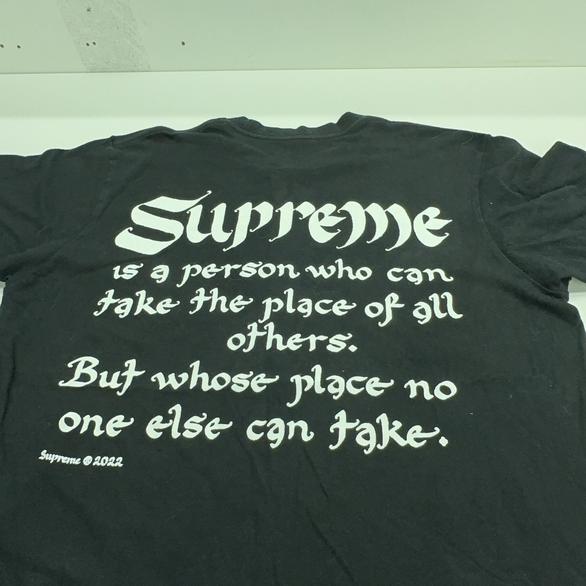 Supreme Supreme Person Graphic Tee Size M Size US M / EU 48-50 / 2 - 10 Thumbnail