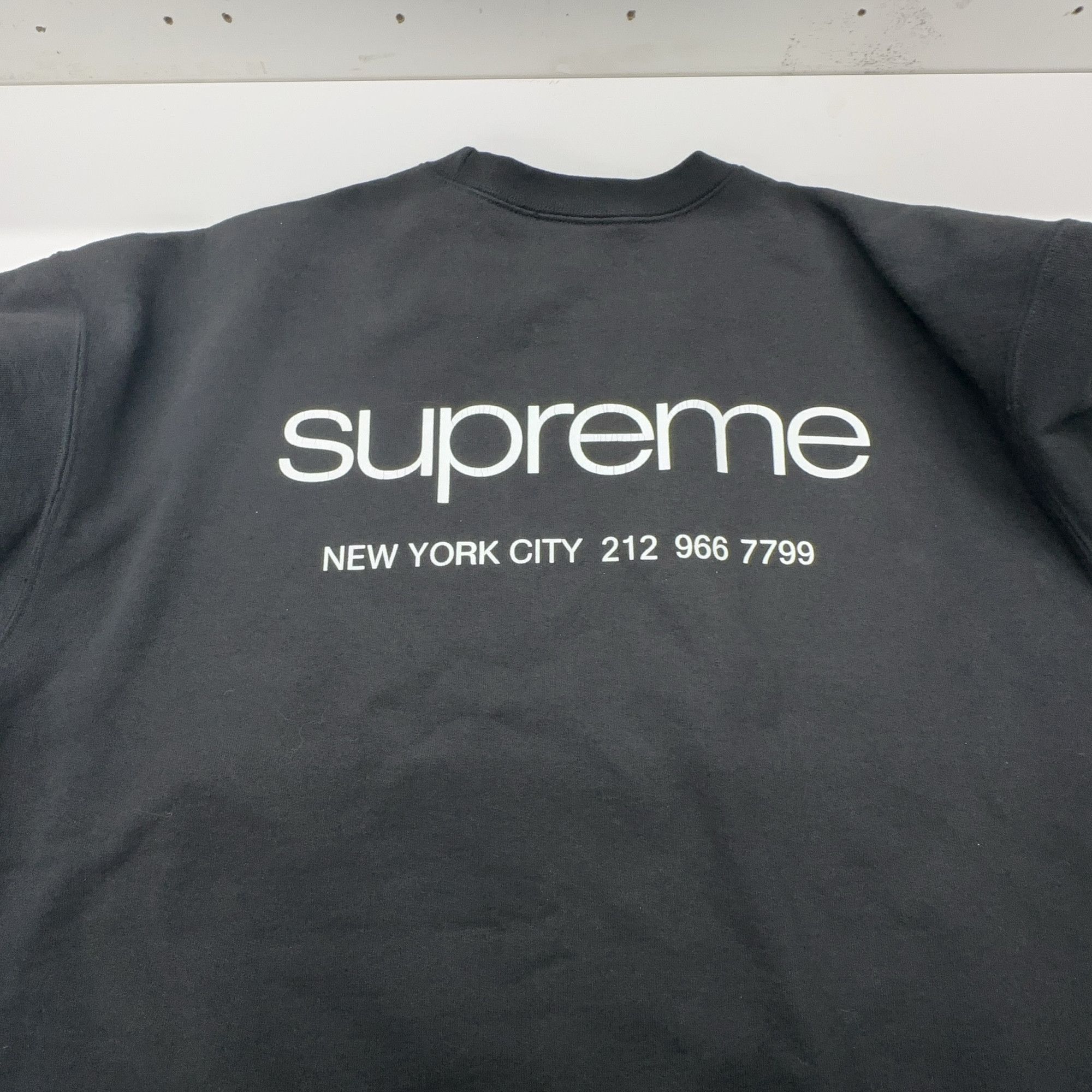 Supreme Supreme NYC Logo Crewneck Sweatshirt Size L Size US L / EU 52-54 / 3 - 6 Thumbnail