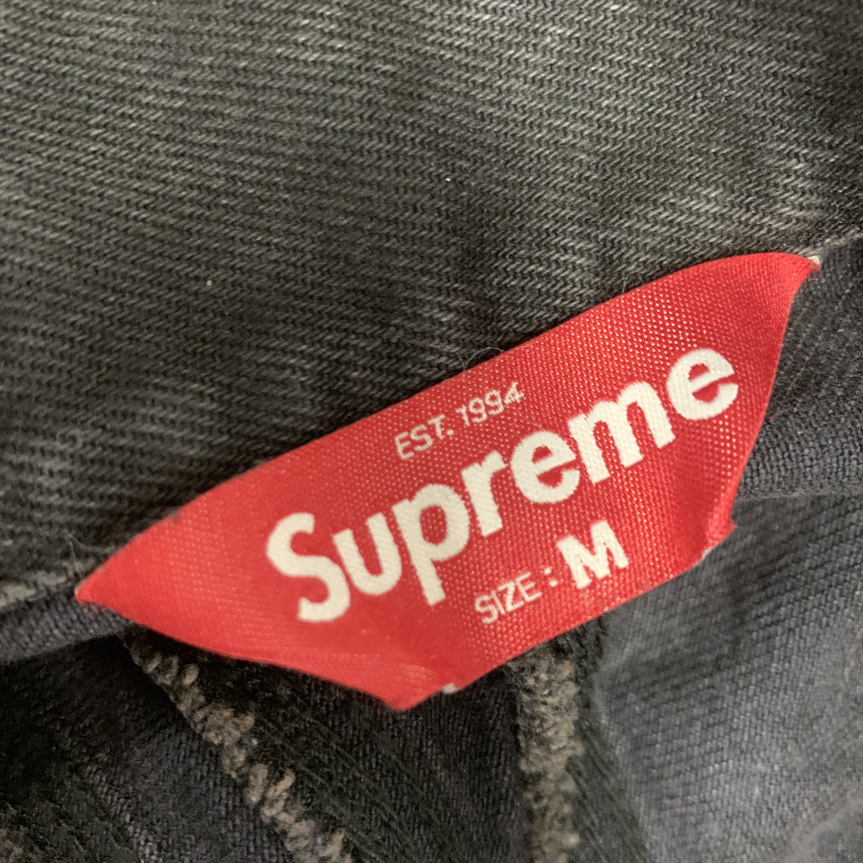 Supreme Supreme Washed Trucker Jacket Size M Size US M / EU 48-50 / 2 - 2 Thumbnail
