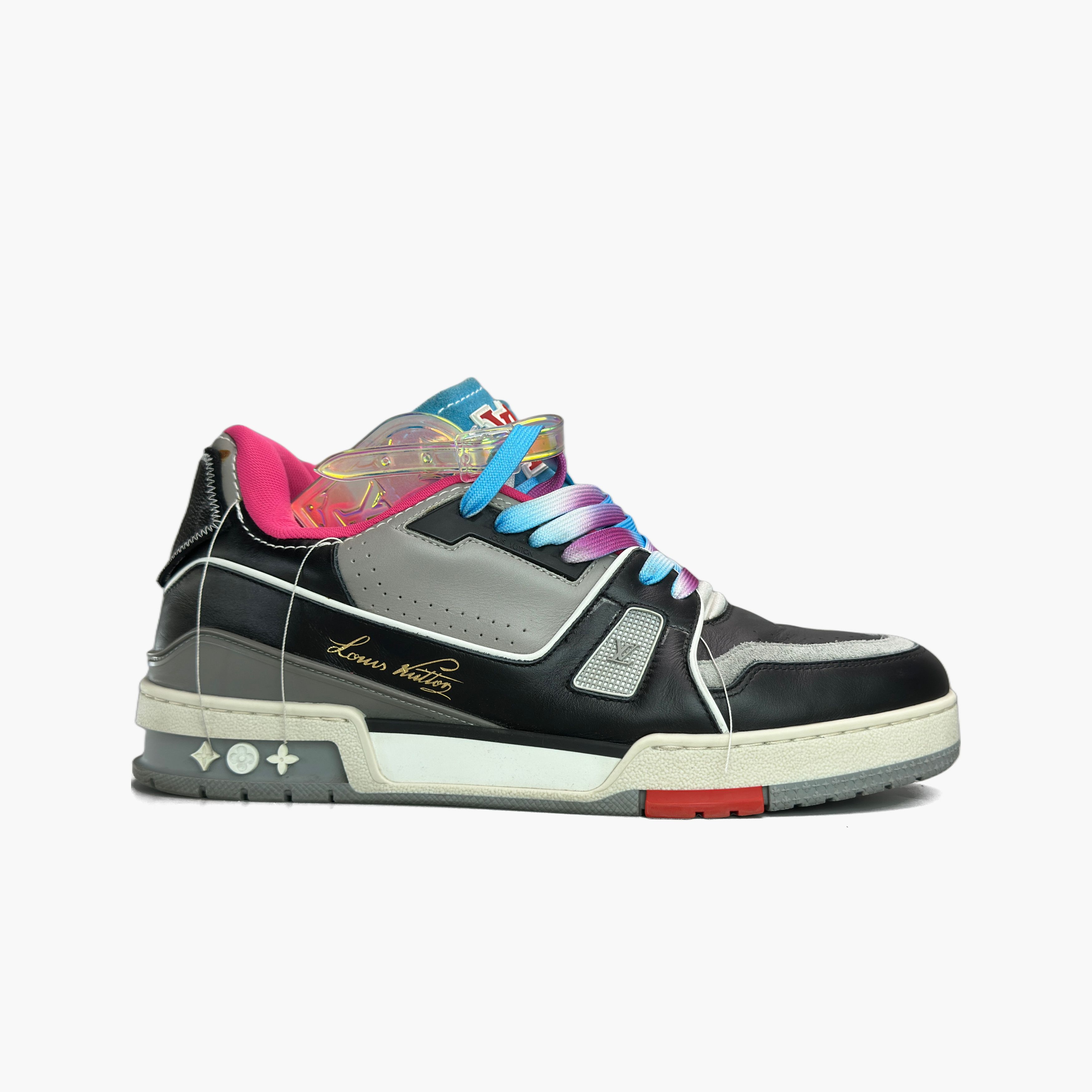 Louis Vuitton Louis Vuitton Trainer Multi-Color Sneakers Size 9.5 Size US 9.5 / EU 42-43 - 4 Thumbnail